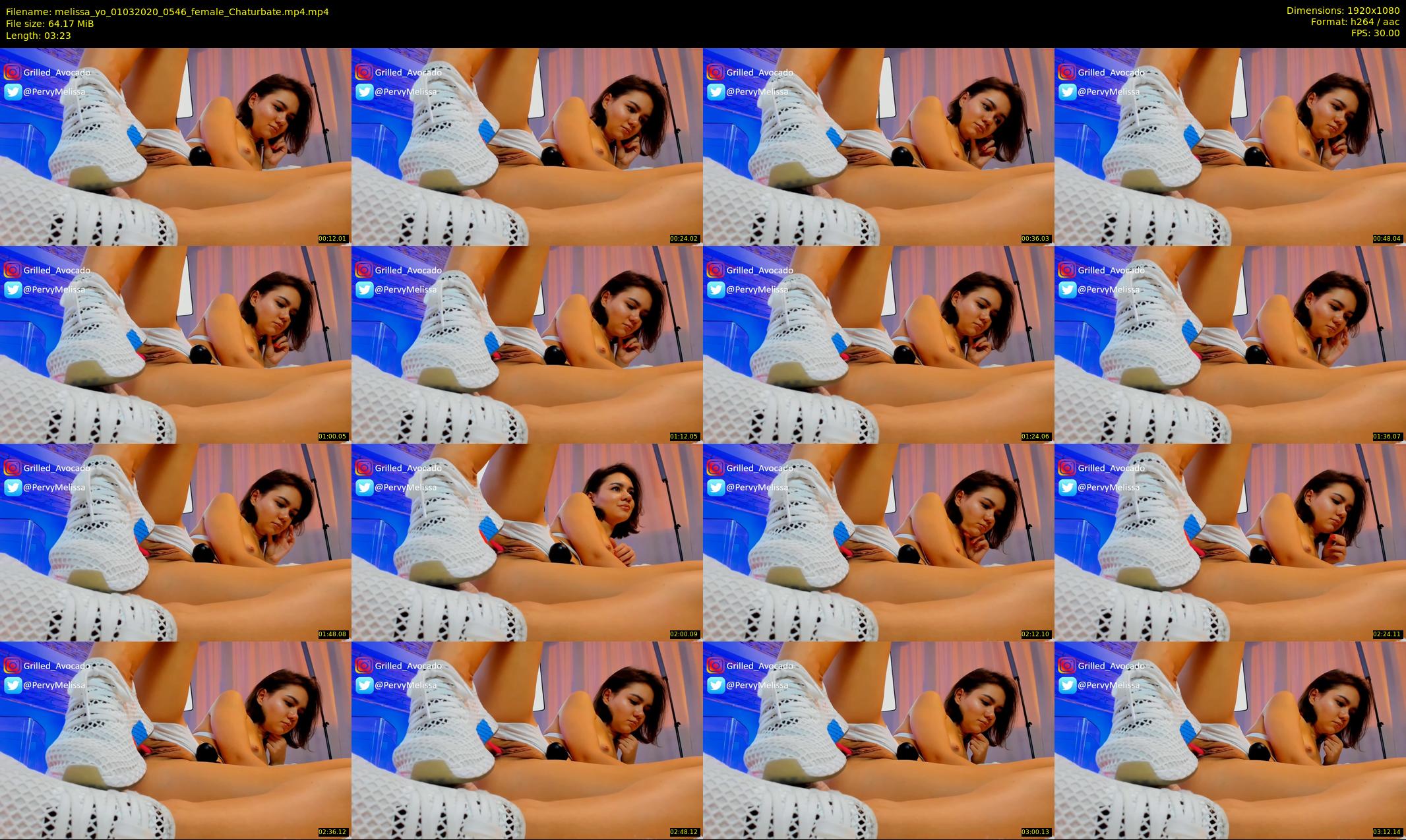 melissa_yo — 4 minute Chaturbate female cam show recording, 1080p, Mar 1, 2020