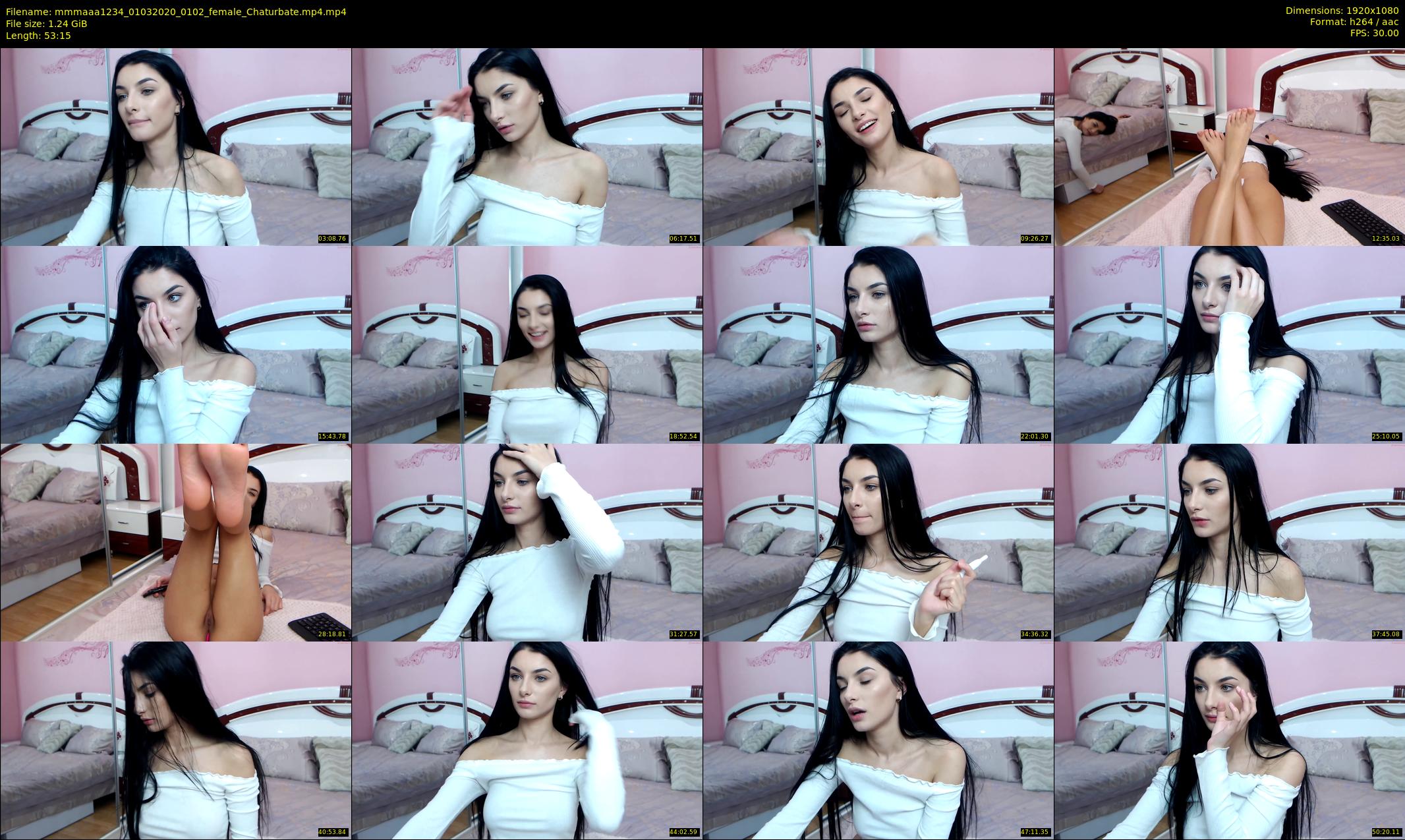 mmmaaa1234 — 54 minute Chaturbate female cam show recording, 1080p, Mar 1, 2020