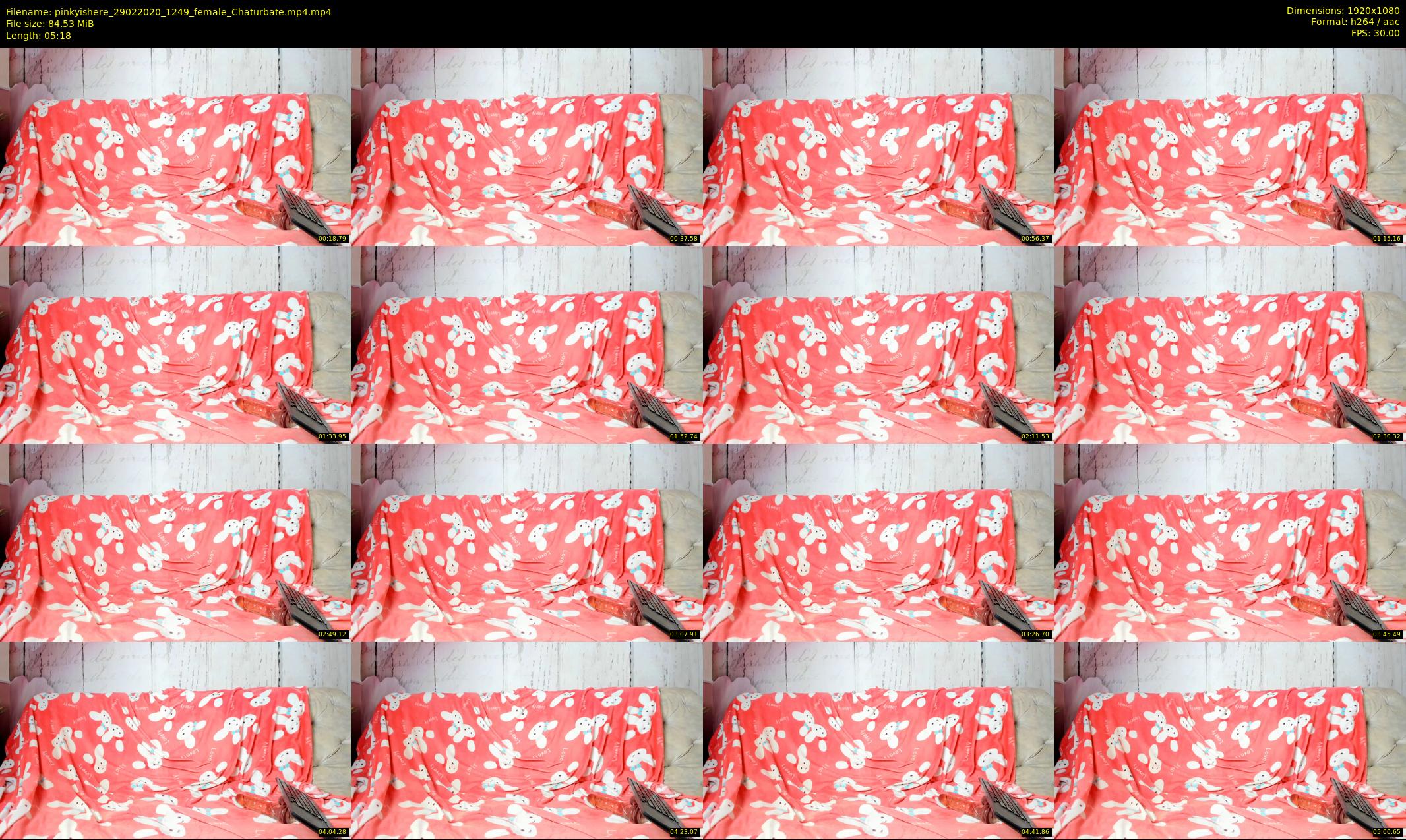 pinkyishere — 6 minute Chaturbate female cam show recording, 1080p, Feb 29, 2020
