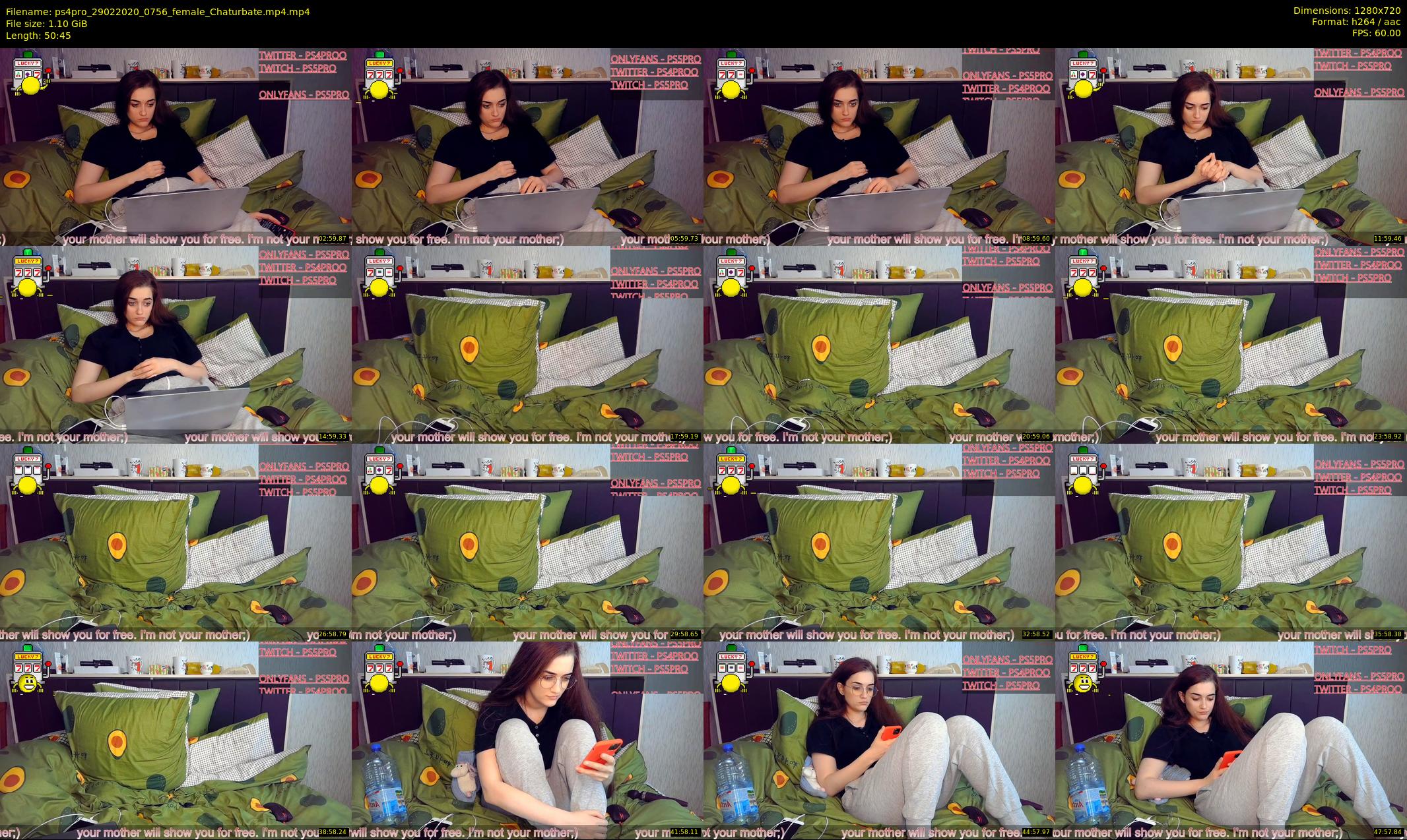 ps4pro — 51 minute Chaturbate female cam show recording, 720p, Feb 29, 2020