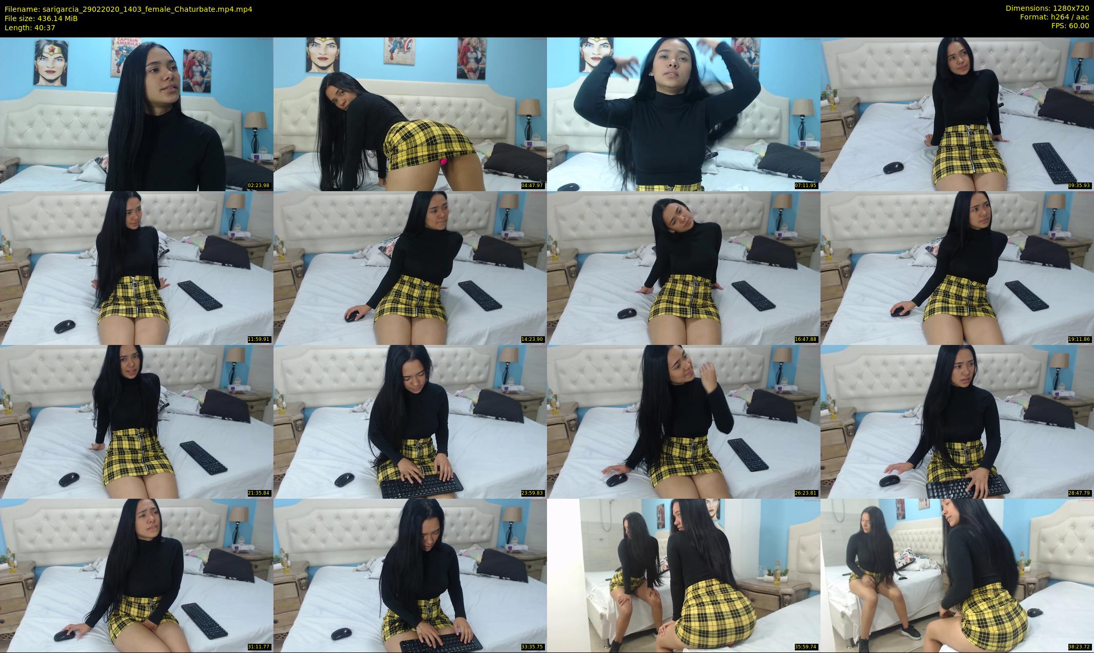 sarigarcia — 41 minute Chaturbate female cam show recording, 720p, Feb 29, 2020