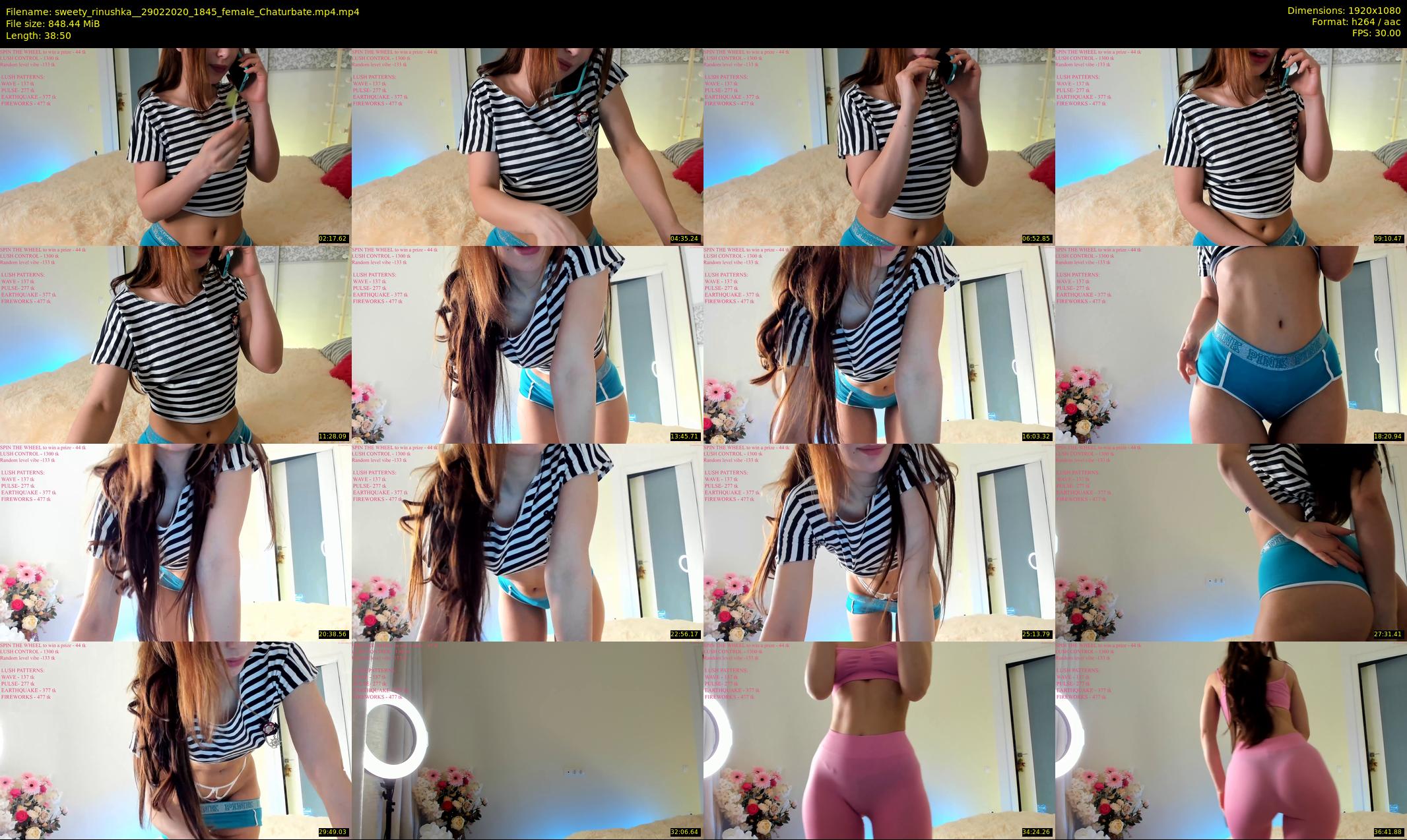 sweety_rinushka_ — 39 minute Chaturbate female cam show recording, 1080p, Feb 29, 2020