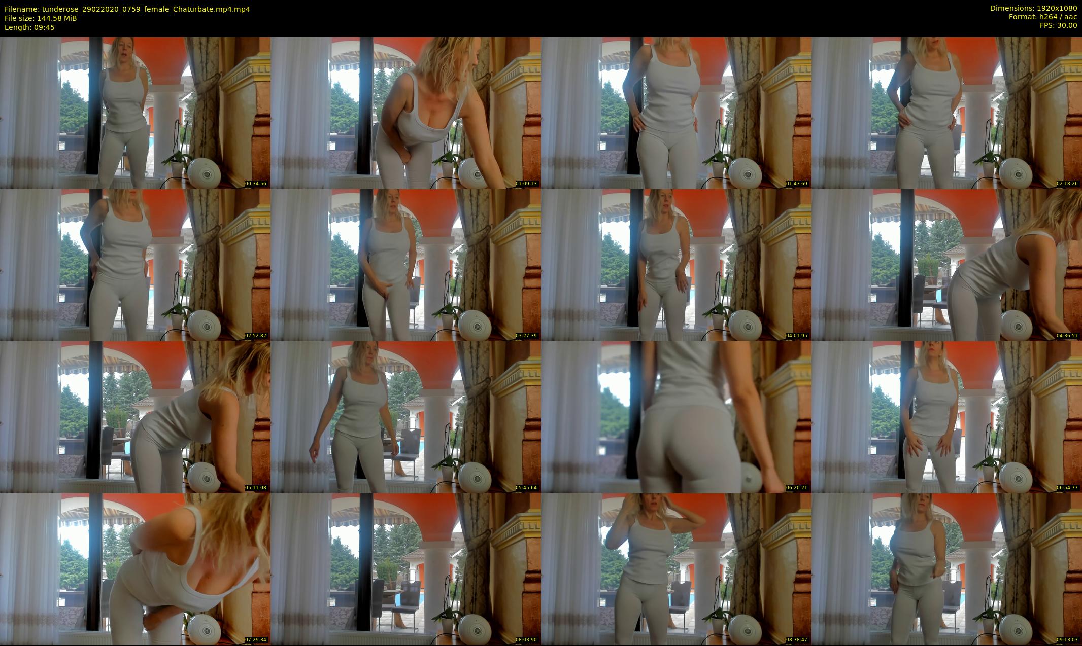 tunderose — 10 minute Chaturbate female cam show recording, 1080p, Feb 29, 2020