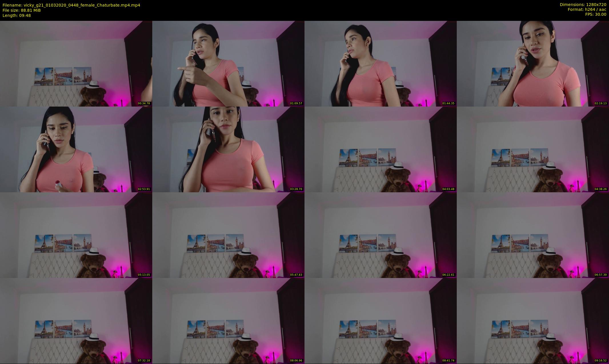 vicky_g21 — 10 minute Chaturbate female cam show recording, 720p, Mar 1, 2020