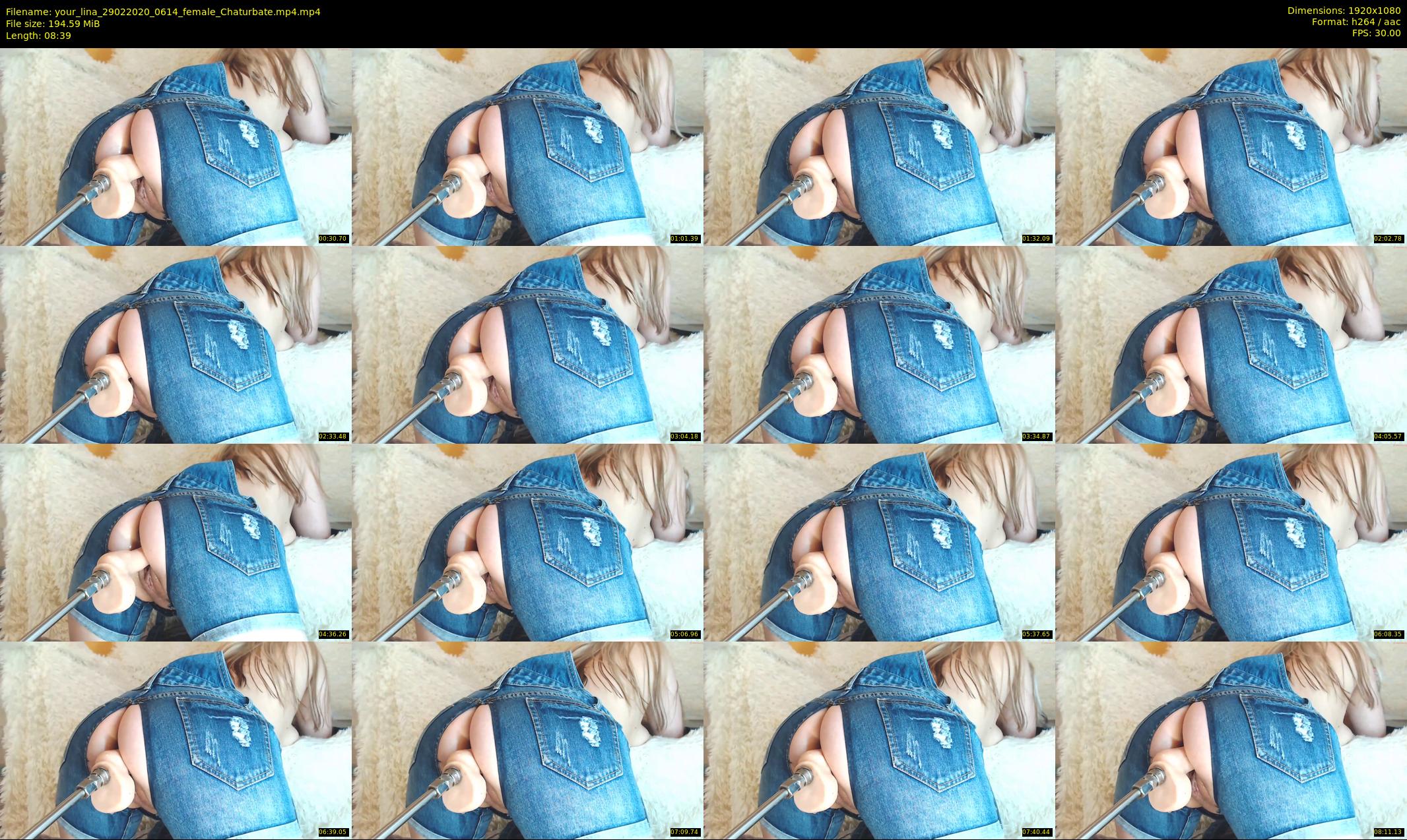 your_lina — 9 minute Chaturbate female cam show recording, 1080p, Feb 29, 2020
