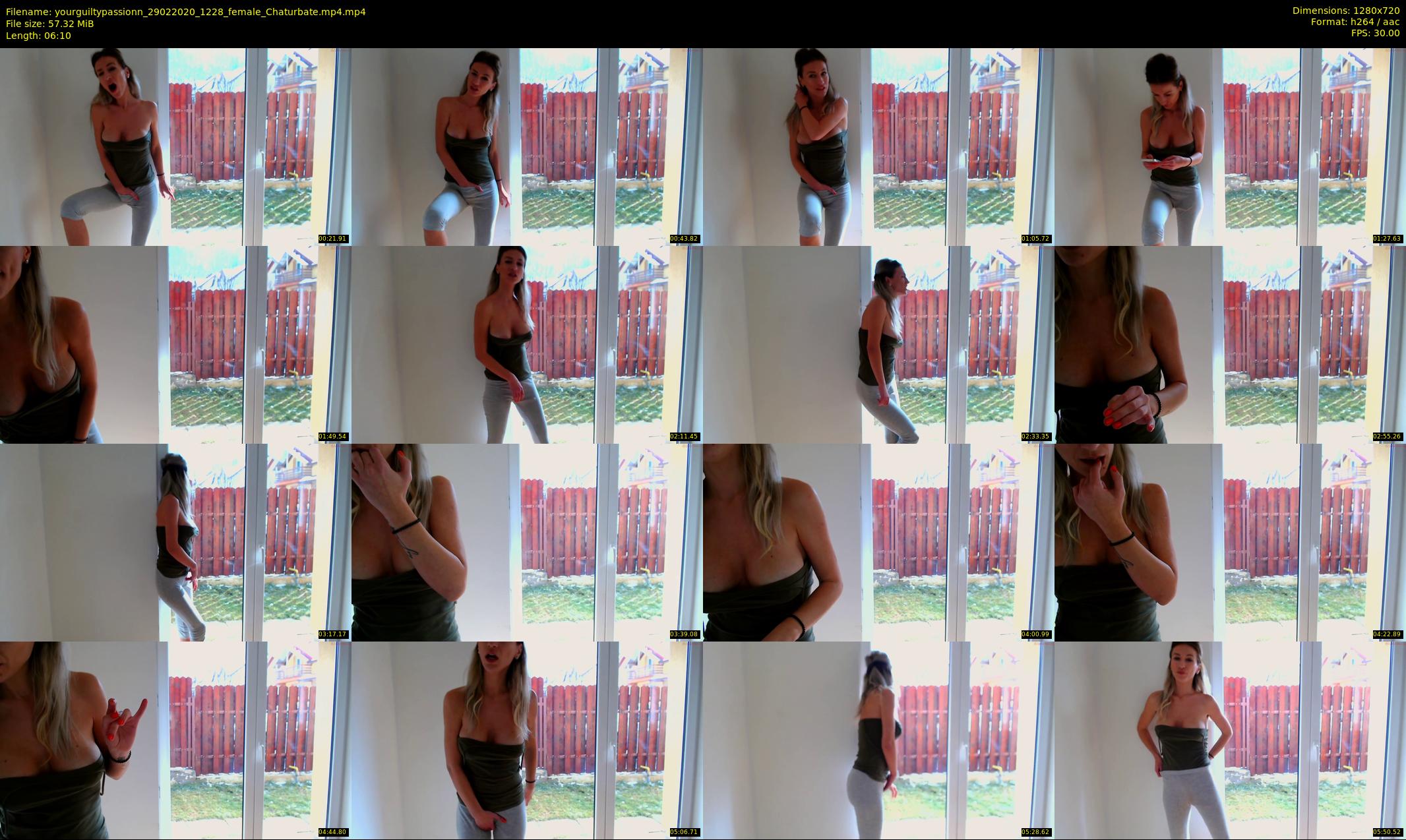 yourguiltypassionn — 7 minute Chaturbate female cam show recording, 720p, Feb 29, 2020