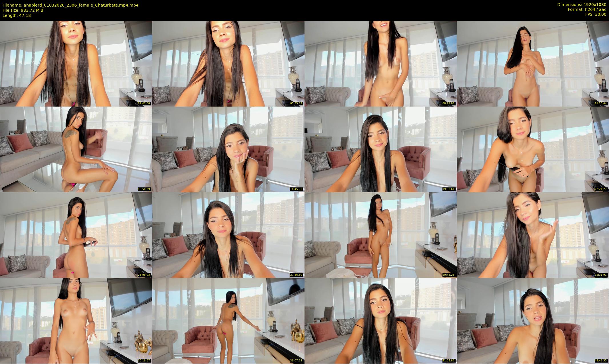 anablerd — 48 minute Chaturbate female cam show recording, 1080p, Mar 1, 2020