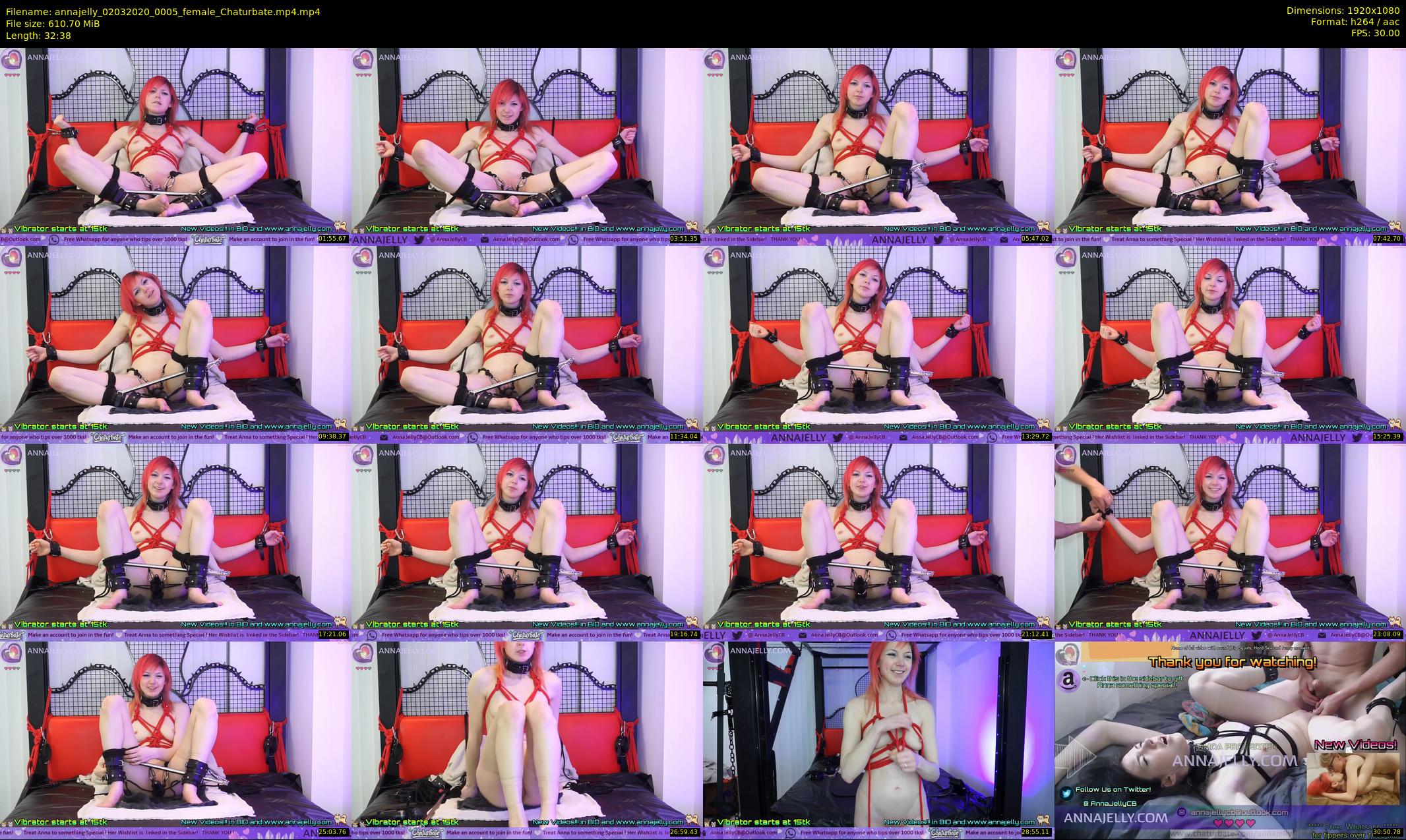 annajelly — 33 minute Chaturbate couple cam show recording, 1080p, Mar 2, 2020