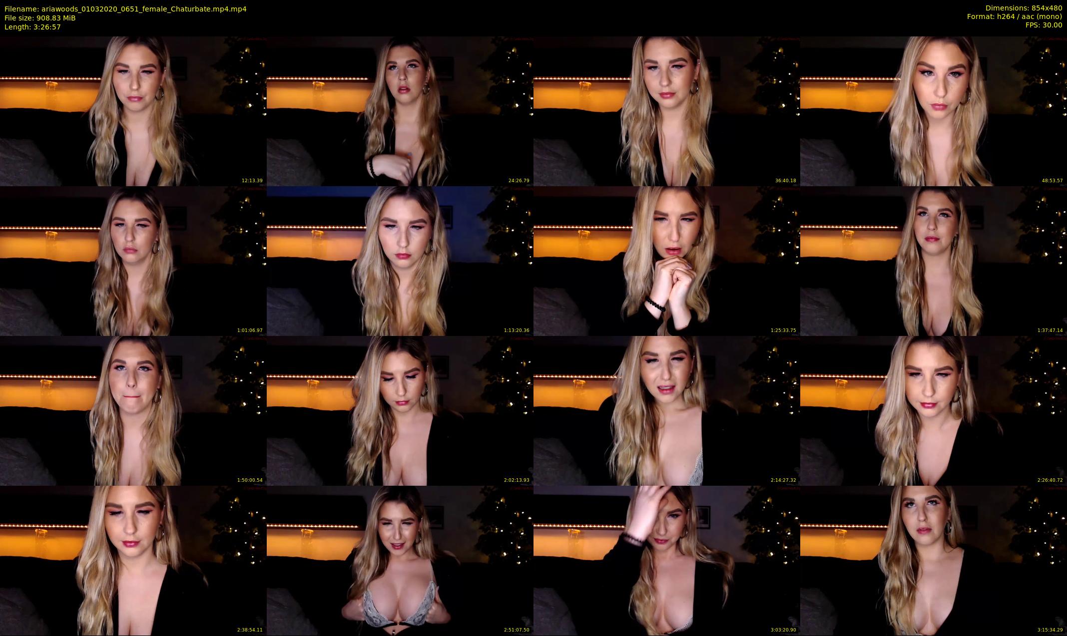 ariawoods — 207 minute Chaturbate female cam show recording, 480p, Mar 1, 2020