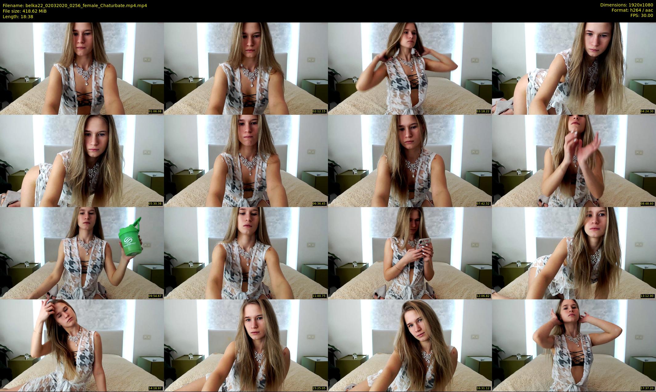 belka22 — 19 minute Chaturbate female cam show recording, 1080p, Mar 2, 2020