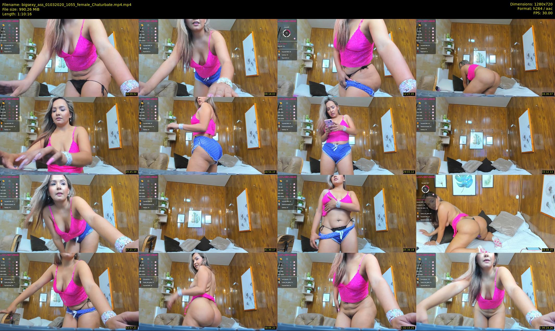 bigsexy_ass — 71 minute Chaturbate female cam show recording, 720p, Mar 1, 2020
