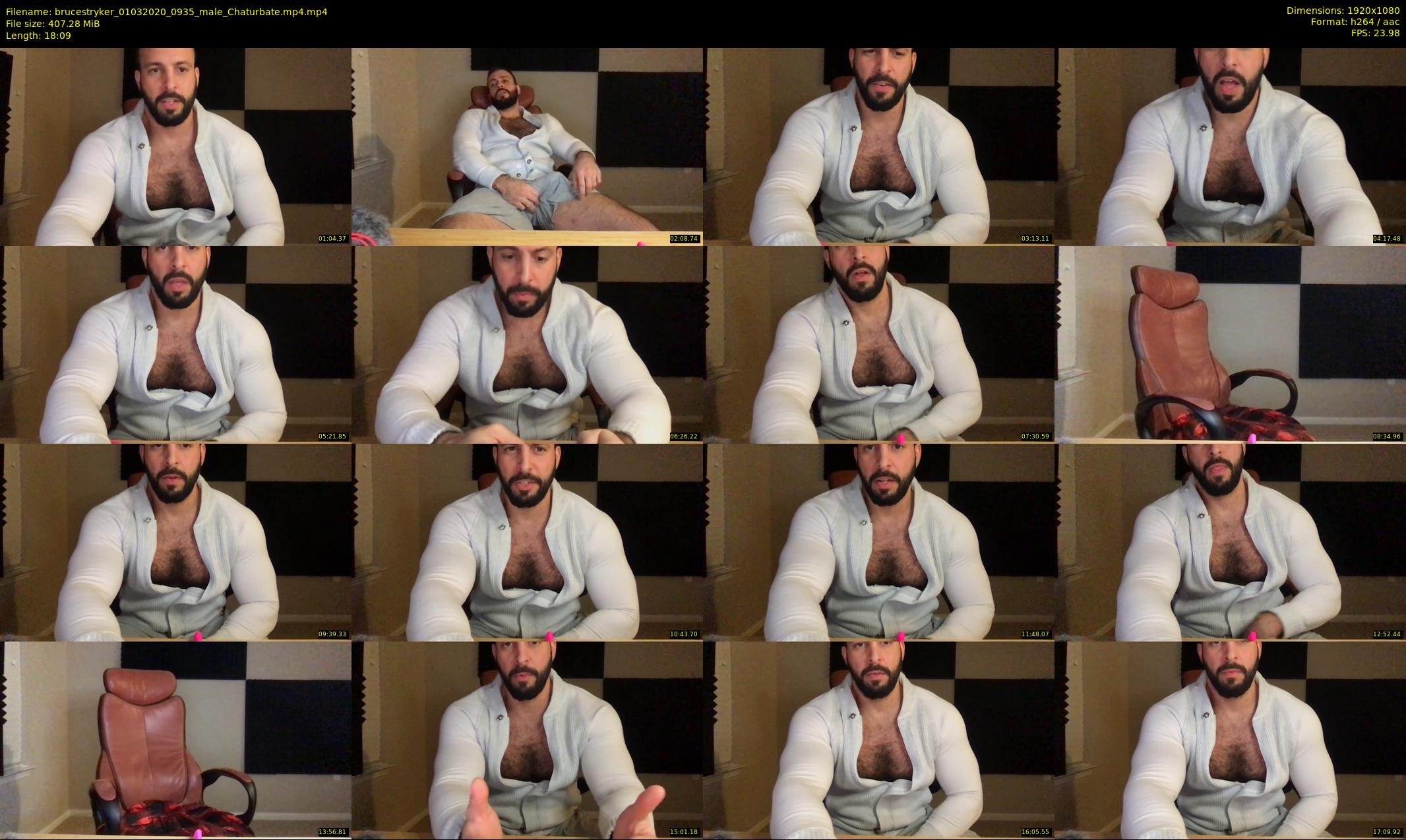 brucestryker — 19 minute Chaturbate male cam show recording, 1080p, Mar 1, 2020