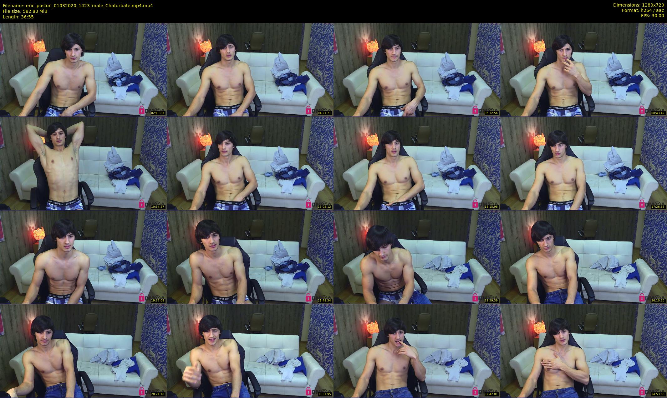 eric_poston — 37 minute Chaturbate male cam show recording, 720p, Mar 1, 2020