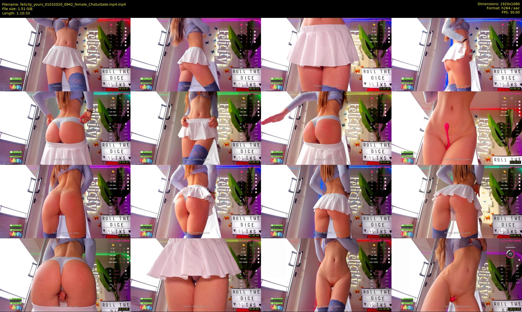 felicity_yours — 71 minute Chaturbate female cam show recording, 1080p, Mar 1, 2020