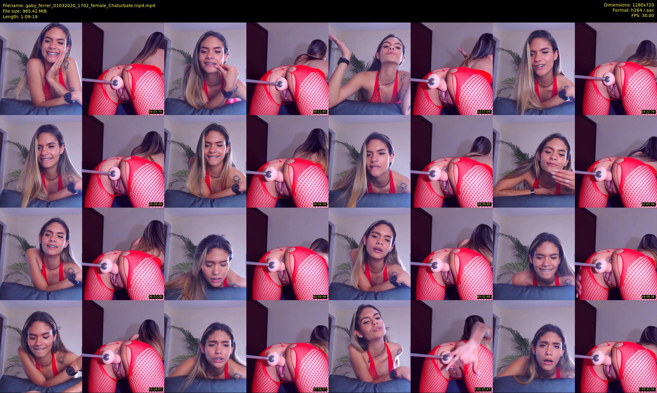 gaby_ferrer — 70 minute Chaturbate female cam show recording, 720p, Mar 1, 2020