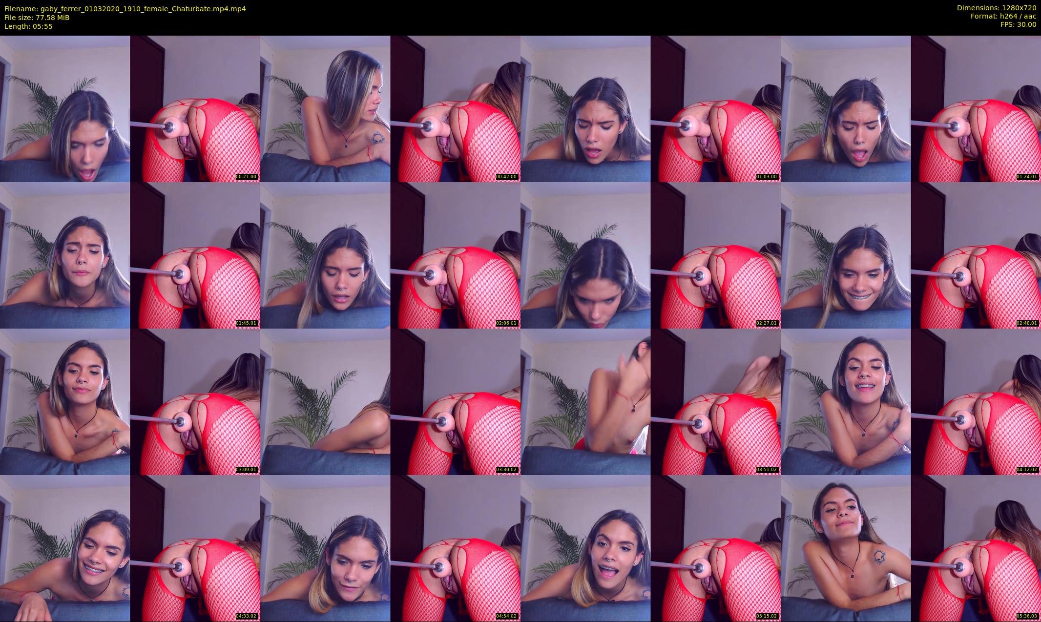 gaby_ferrer — 6 minute Chaturbate female cam show recording, 720p, Mar 1, 2020