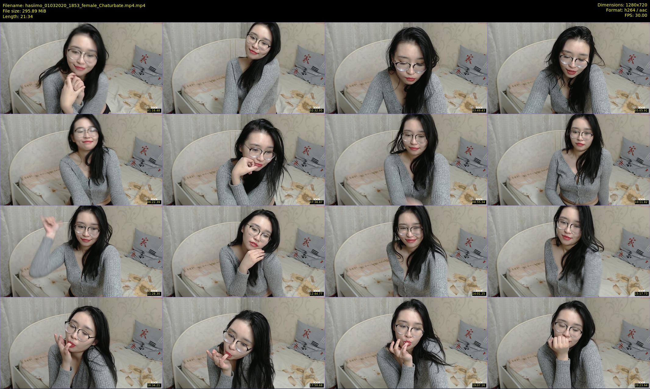 hasiimo — 22 minute Chaturbate female cam show recording, 720p, Mar 1, 2020