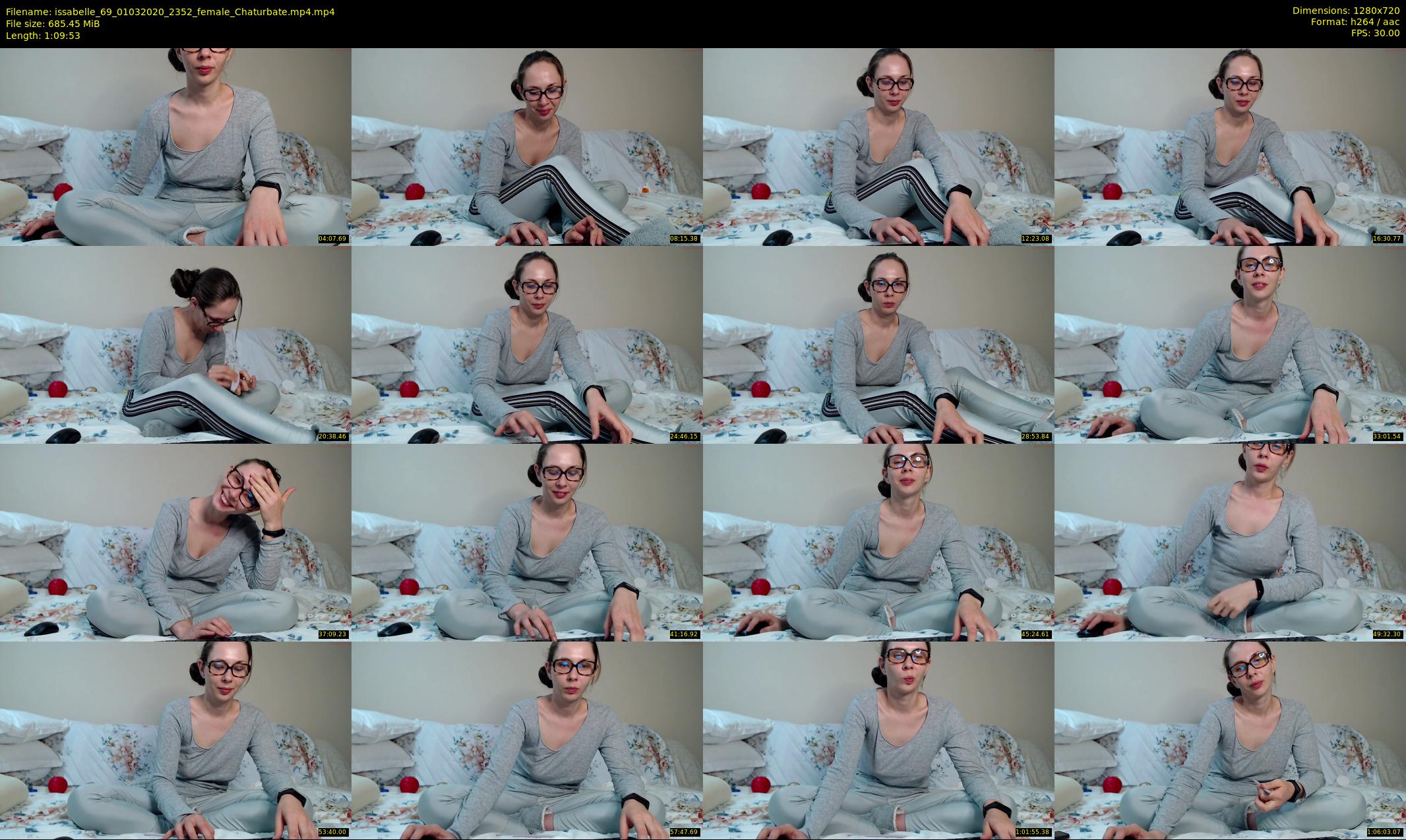 issabelle_69 — 70 minute Chaturbate couple cam show recording, 720p, Mar 1, 2020