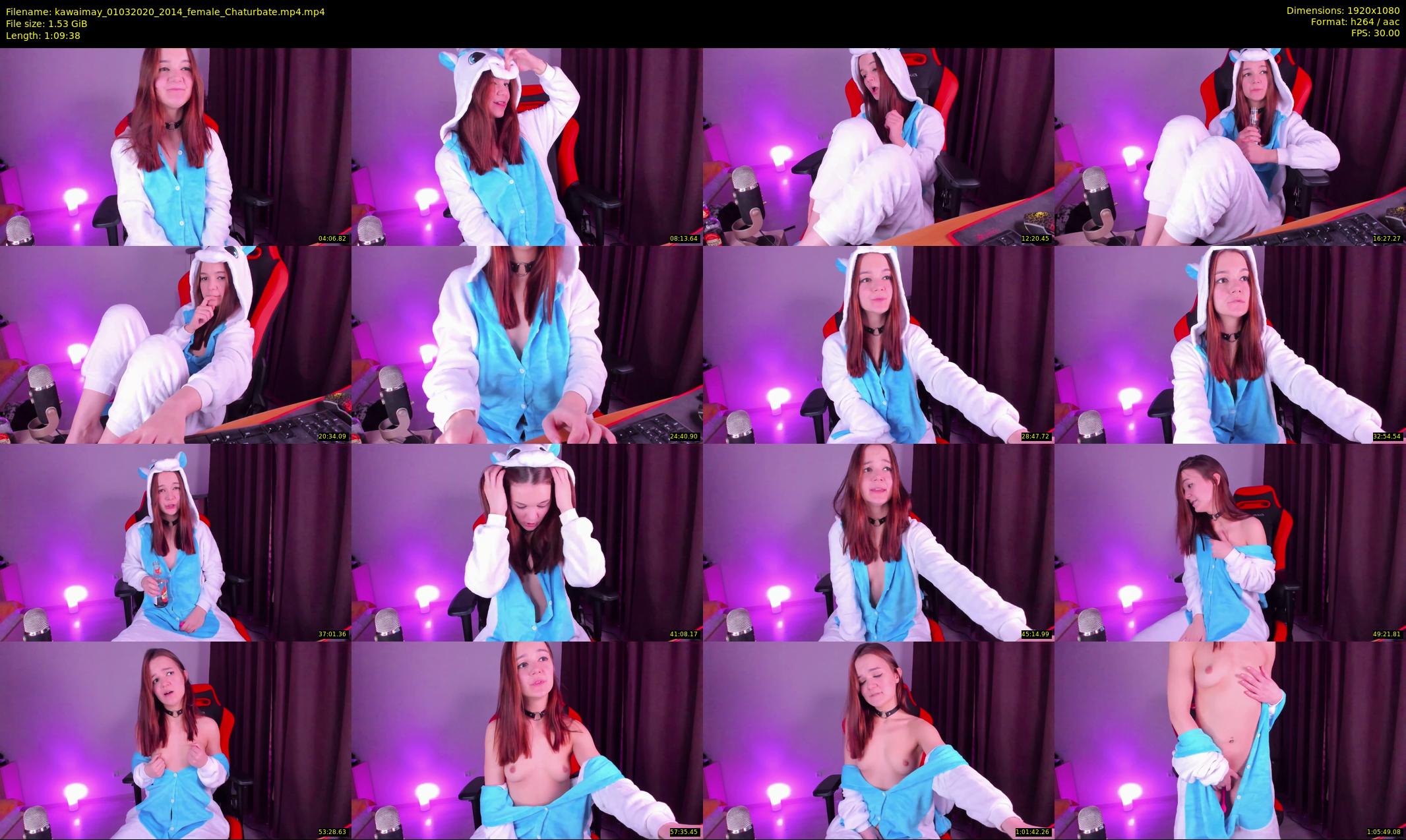 kawaimay — 70 minute Chaturbate female cam show recording, 1080p, Mar 1, 2020