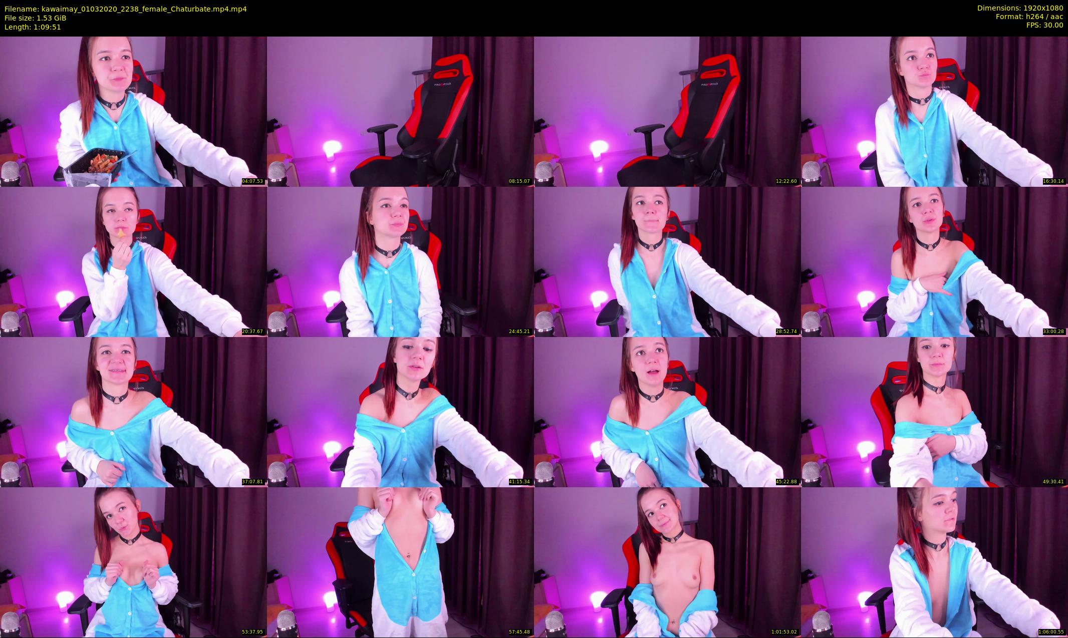 kawaimay — 70 minute Chaturbate female cam show recording, 1080p, Mar 1, 2020