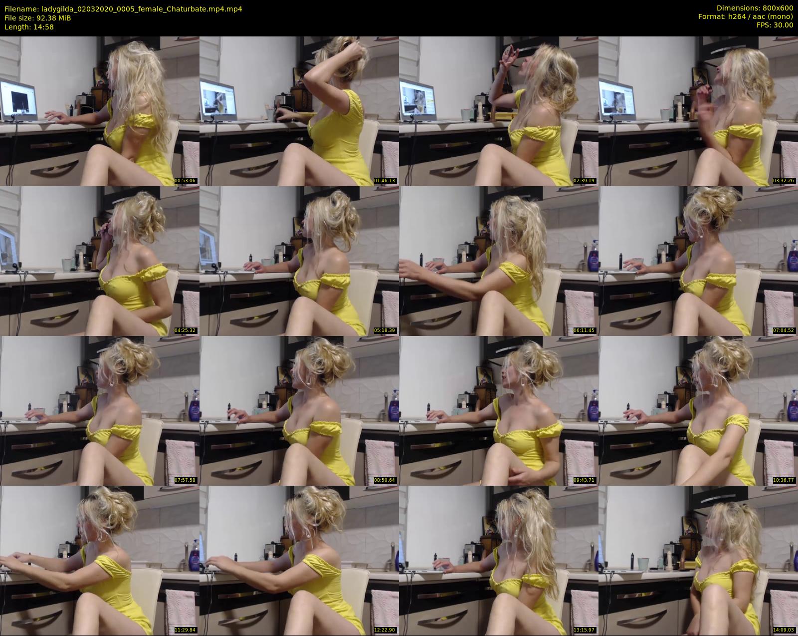 ladygilda — 15 minute Chaturbate female cam show recording, 480p, Mar 2, 2020