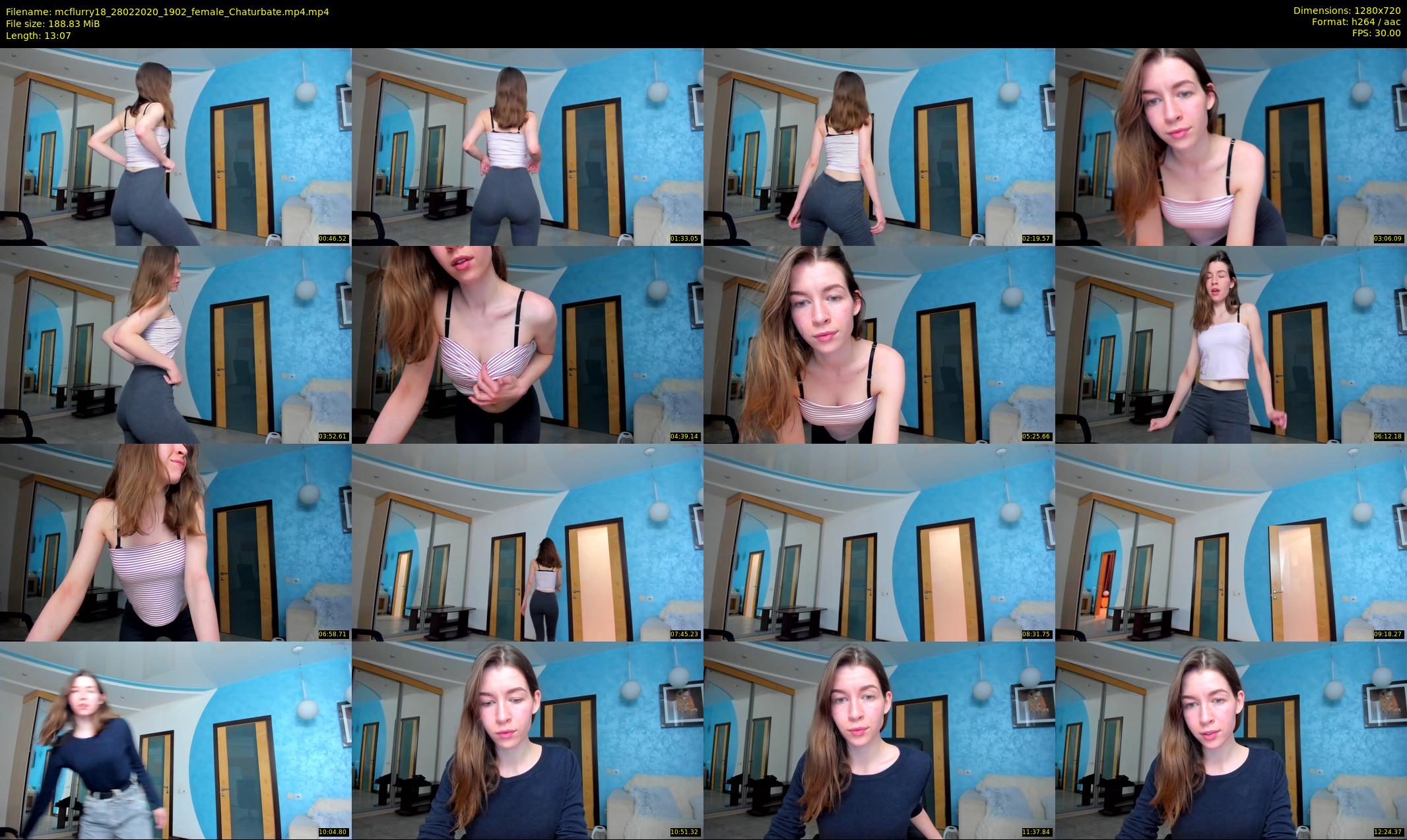 mcflurry18 — 14 minute Chaturbate female cam show recording, 720p, Feb 28, 2020