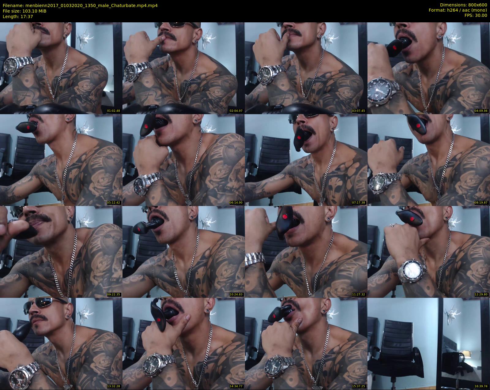 menbienn2017 — 18 minute Chaturbate male cam show recording, 480p, Mar 1, 2020