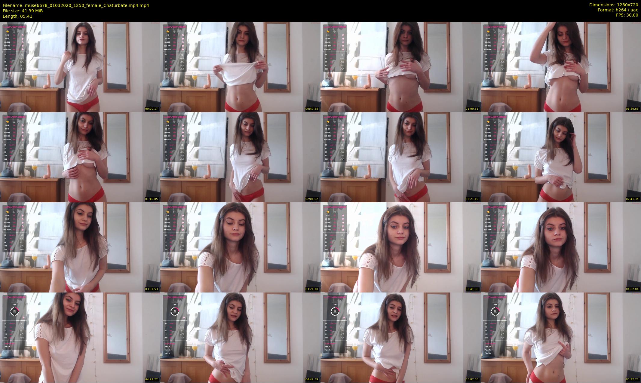 muse6678 — 6 minute Chaturbate female cam show recording, 720p, Mar 1, 2020