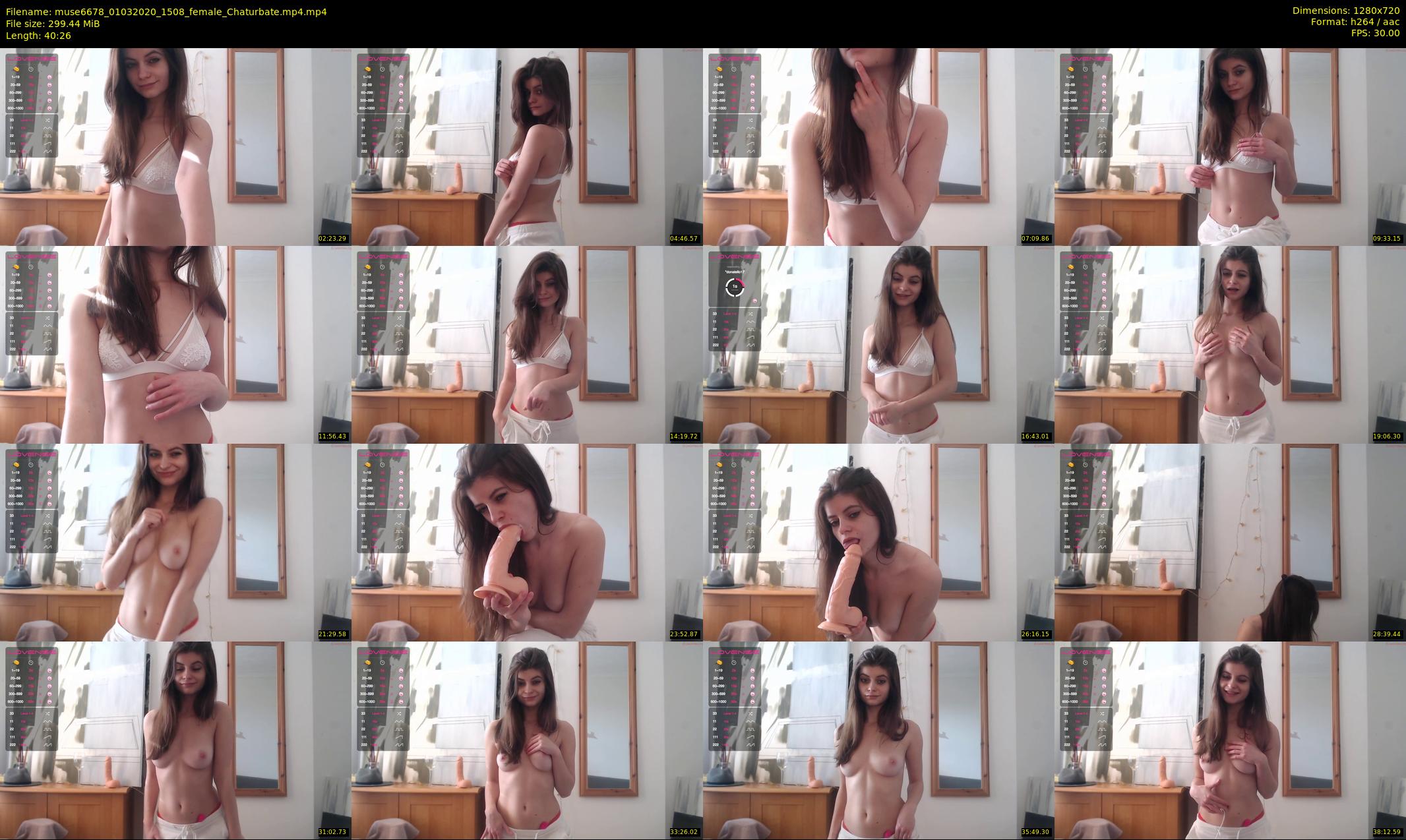 muse6678 — 41 minute Chaturbate female cam show recording, 720p, Mar 1, 2020