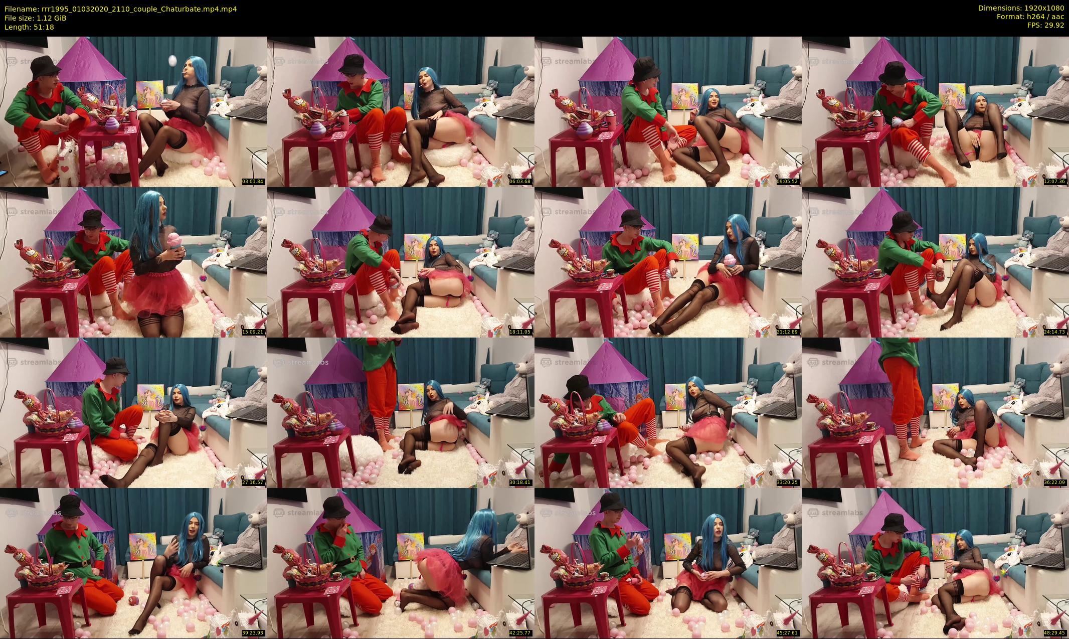 rrr1995 — 52 minute Chaturbate couple cam show recording, 1080p, Mar 1, 2020