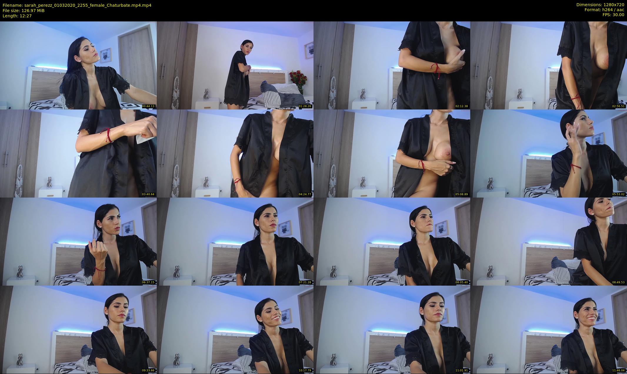 sarah_perezz — 13 minute Chaturbate female cam show recording, 720p, Mar 1, 2020