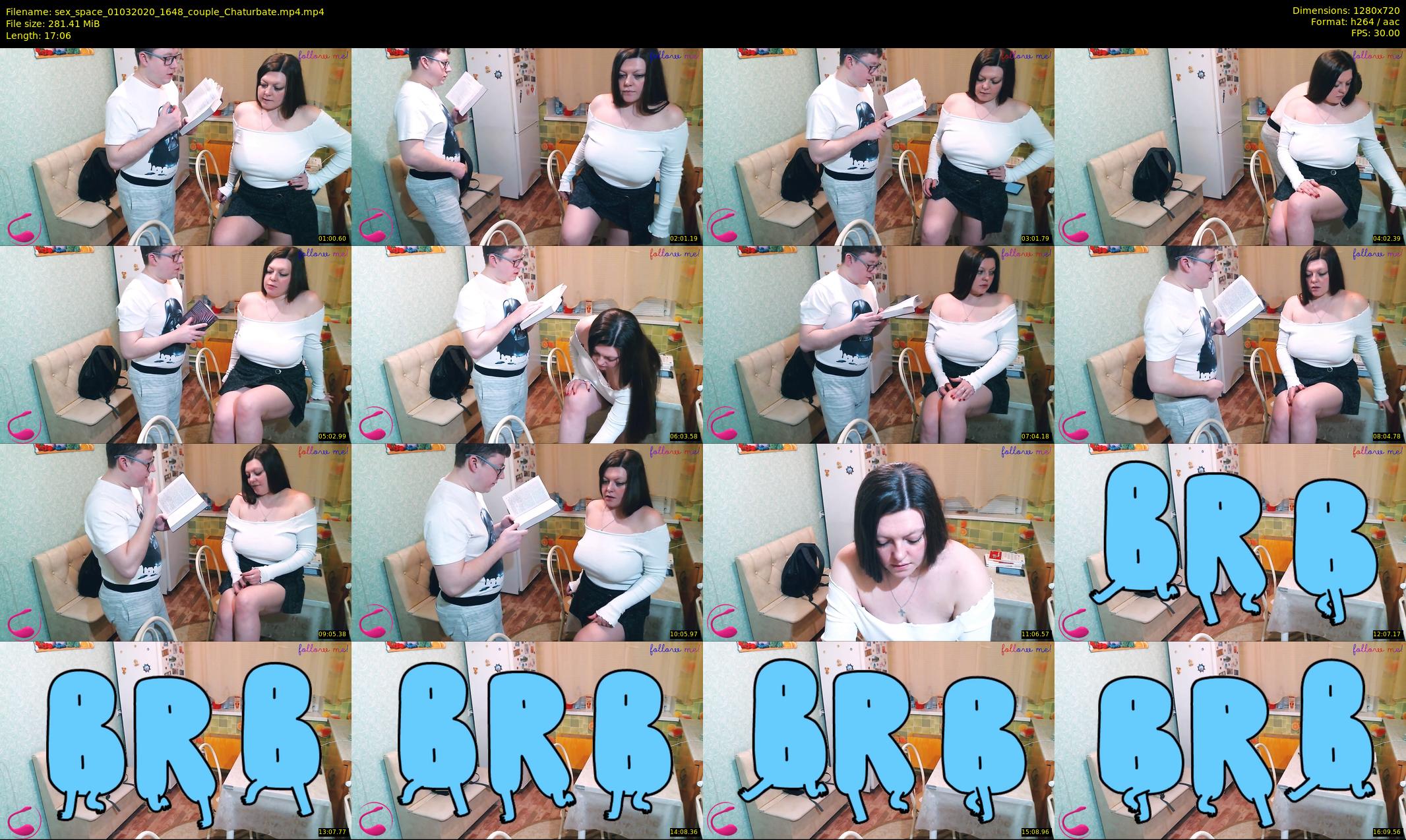 sex_space — 18 minute Chaturbate couple cam show recording, 720p, Mar 1, 2020