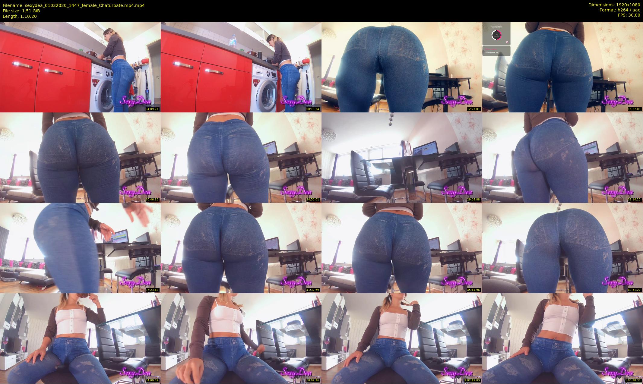 sexydea — 71 minute Chaturbate female cam show recording, 1080p, Mar 1, 2020