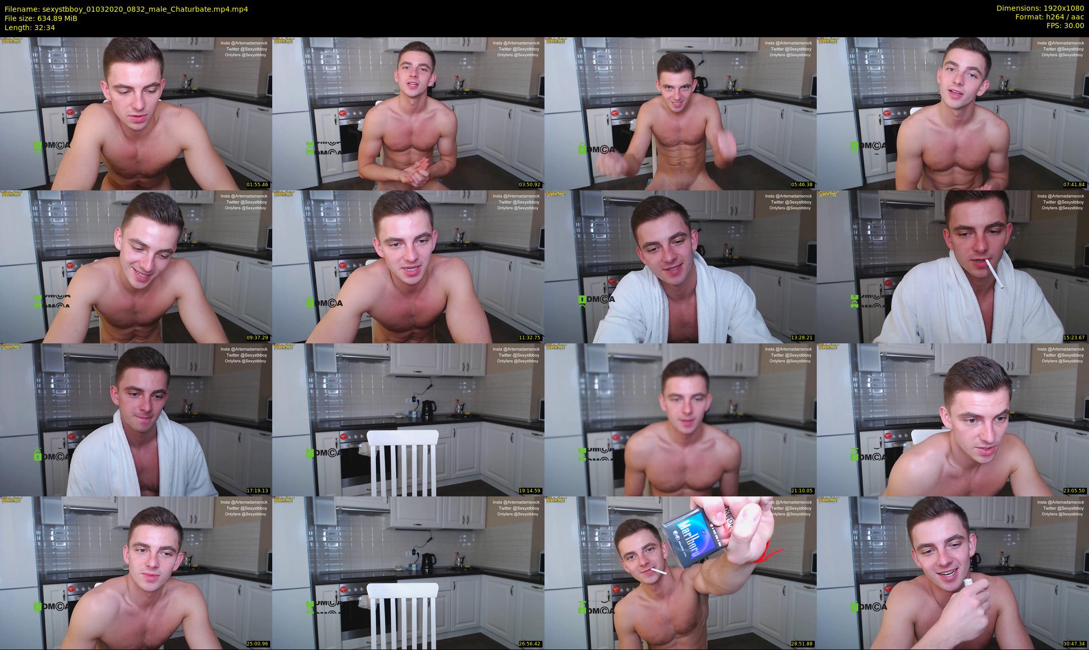 sexystbboy — 33 minute Chaturbate male cam show recording, 1080p, Mar 1, 2020