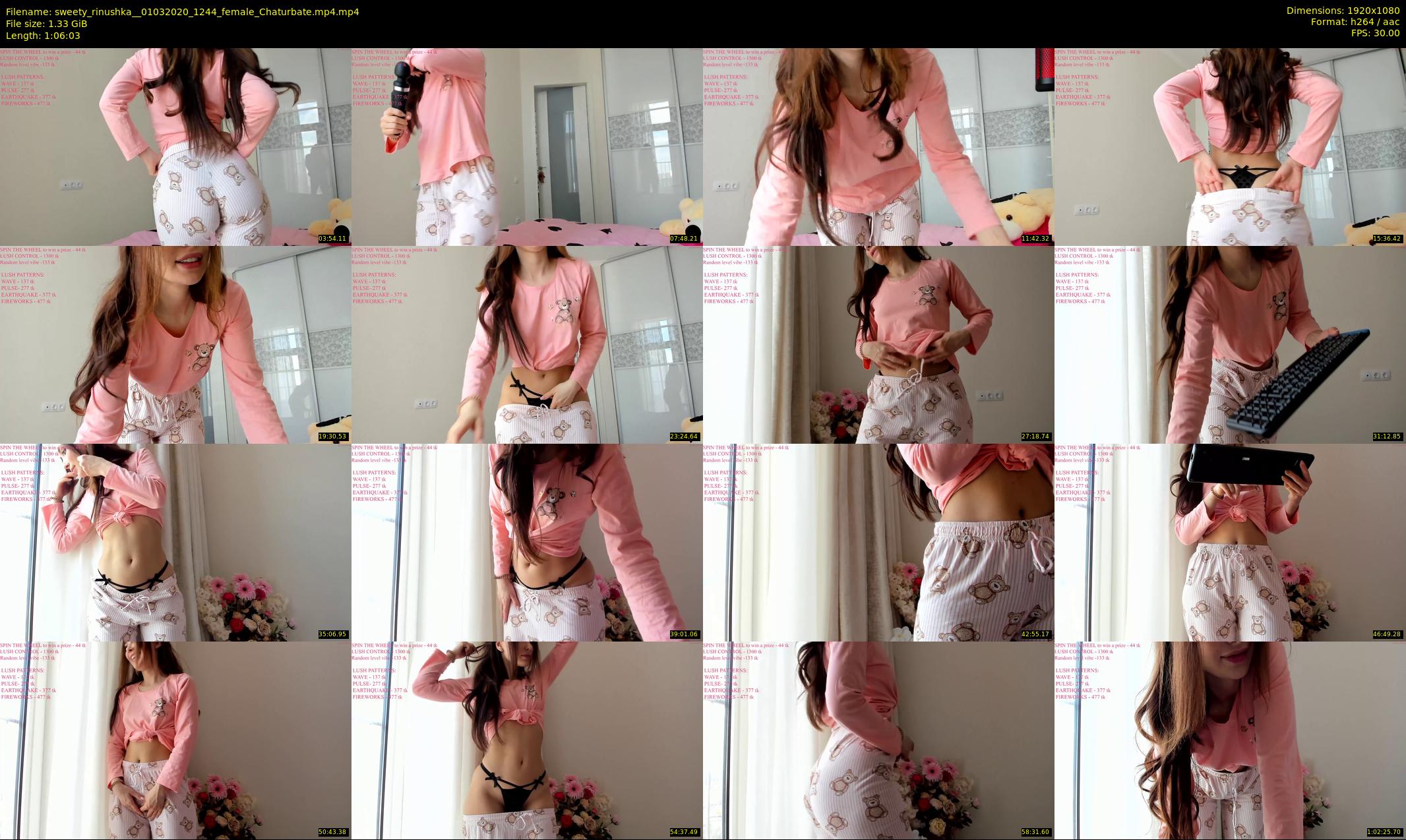 sweety_rinushka_ — 67 minute Chaturbate female cam show recording, 1080p, Mar 1, 2020