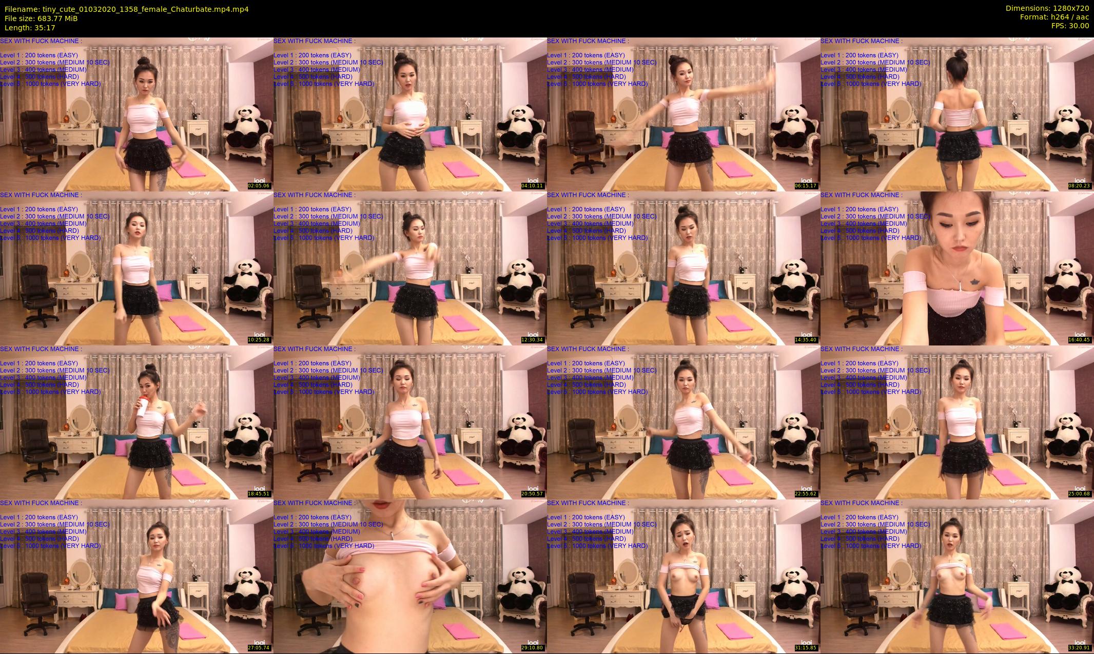 tiny_cute — 36 minute Chaturbate female cam show recording, 720p, Mar 1, 2020