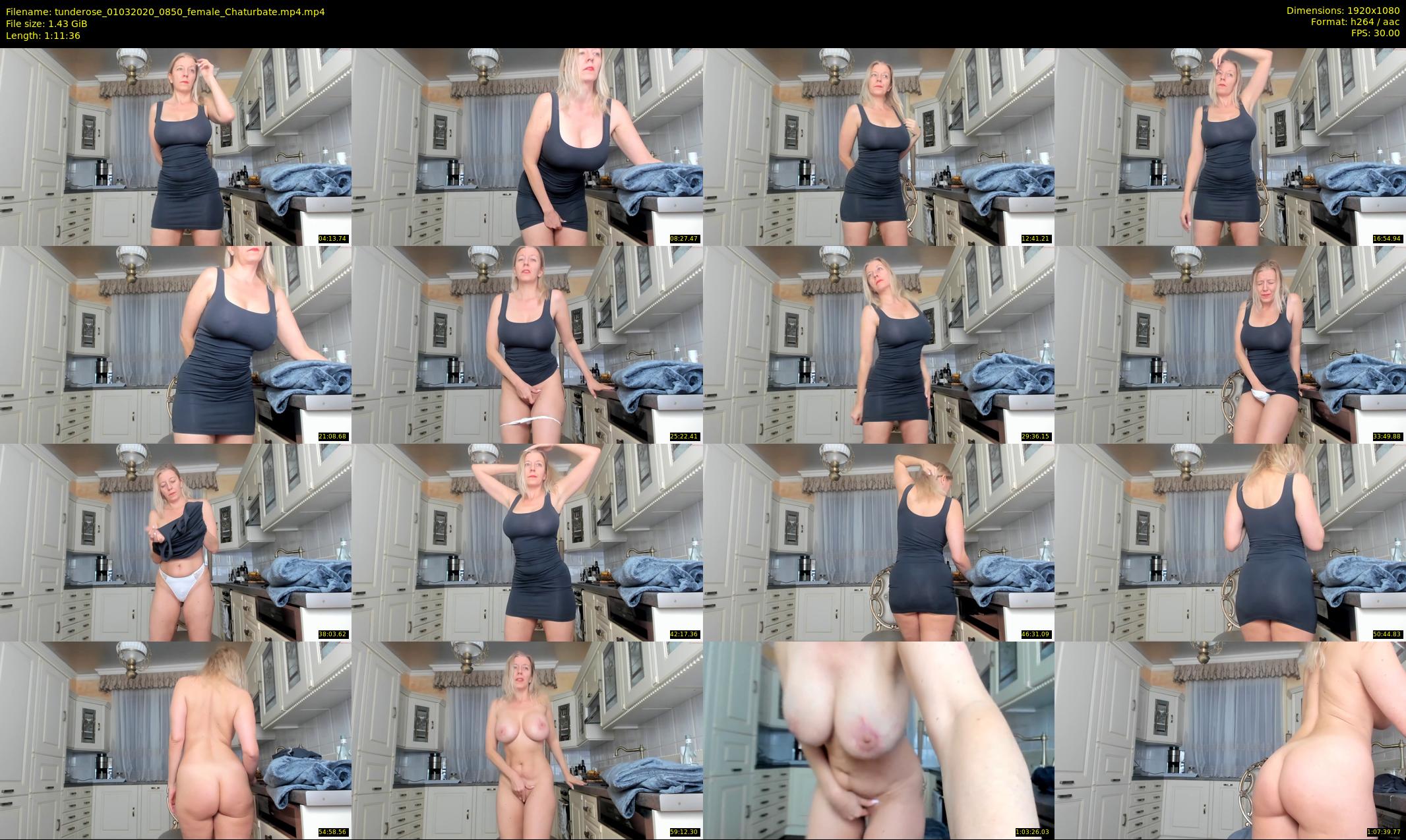 tunderose — 72 minute Chaturbate female cam show recording, 1080p, Mar 1, 2020