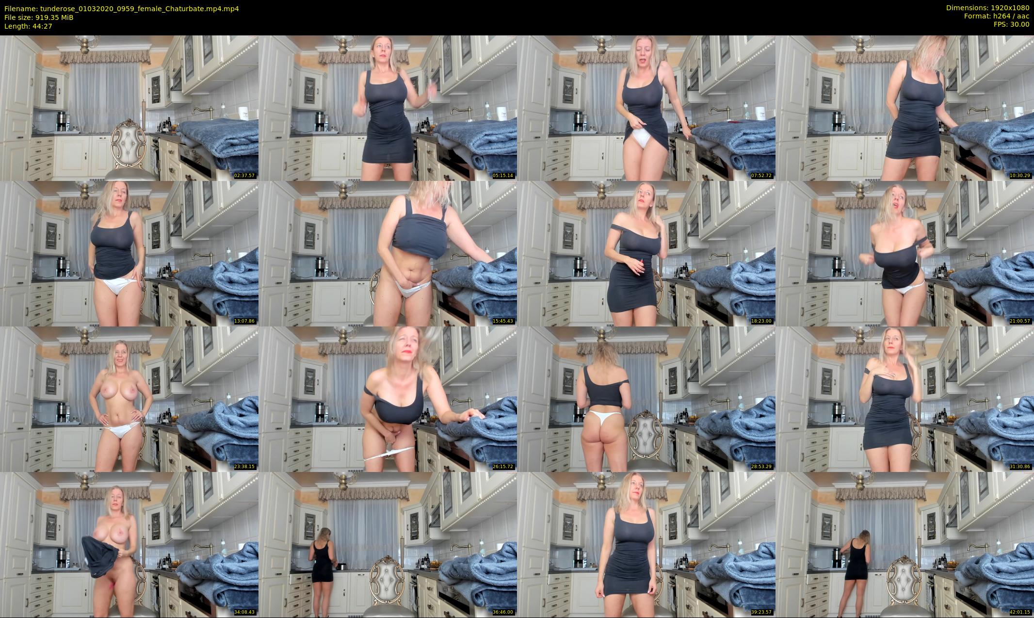 tunderose — 45 minute Chaturbate female cam show recording, 1080p, Mar 1, 2020