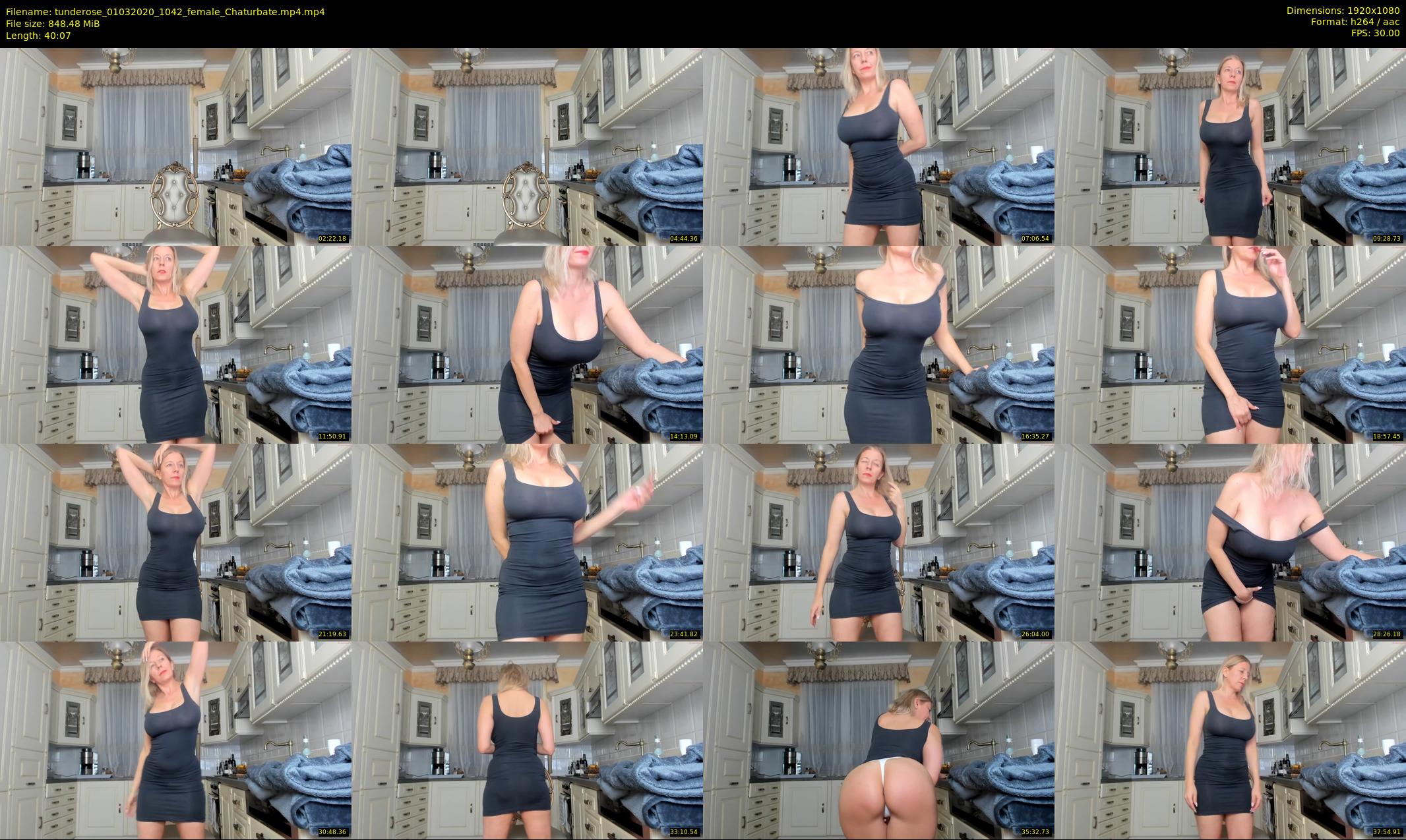 tunderose — 41 minute Chaturbate female cam show recording, 1080p, Mar 1, 2020