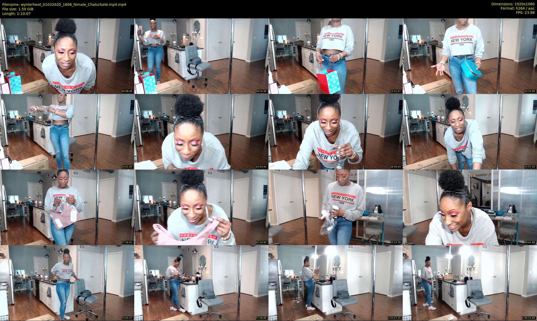 wynterheat — 71 minute Chaturbate female cam show recording, 1080p, Mar 1, 2020