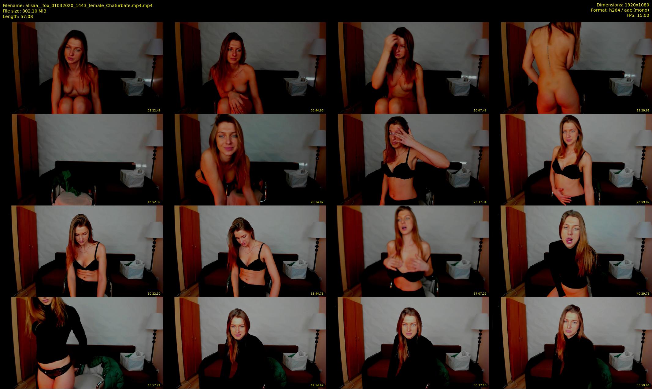 alisaa__fox — 58 minute Chaturbate female cam show recording, 1080p, Mar 1, 2020