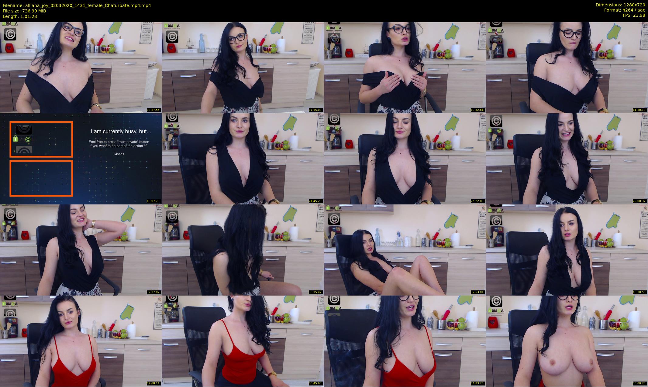 alliana_joy — 62 minute Chaturbate female cam show recording, 720p, Mar 2, 2020