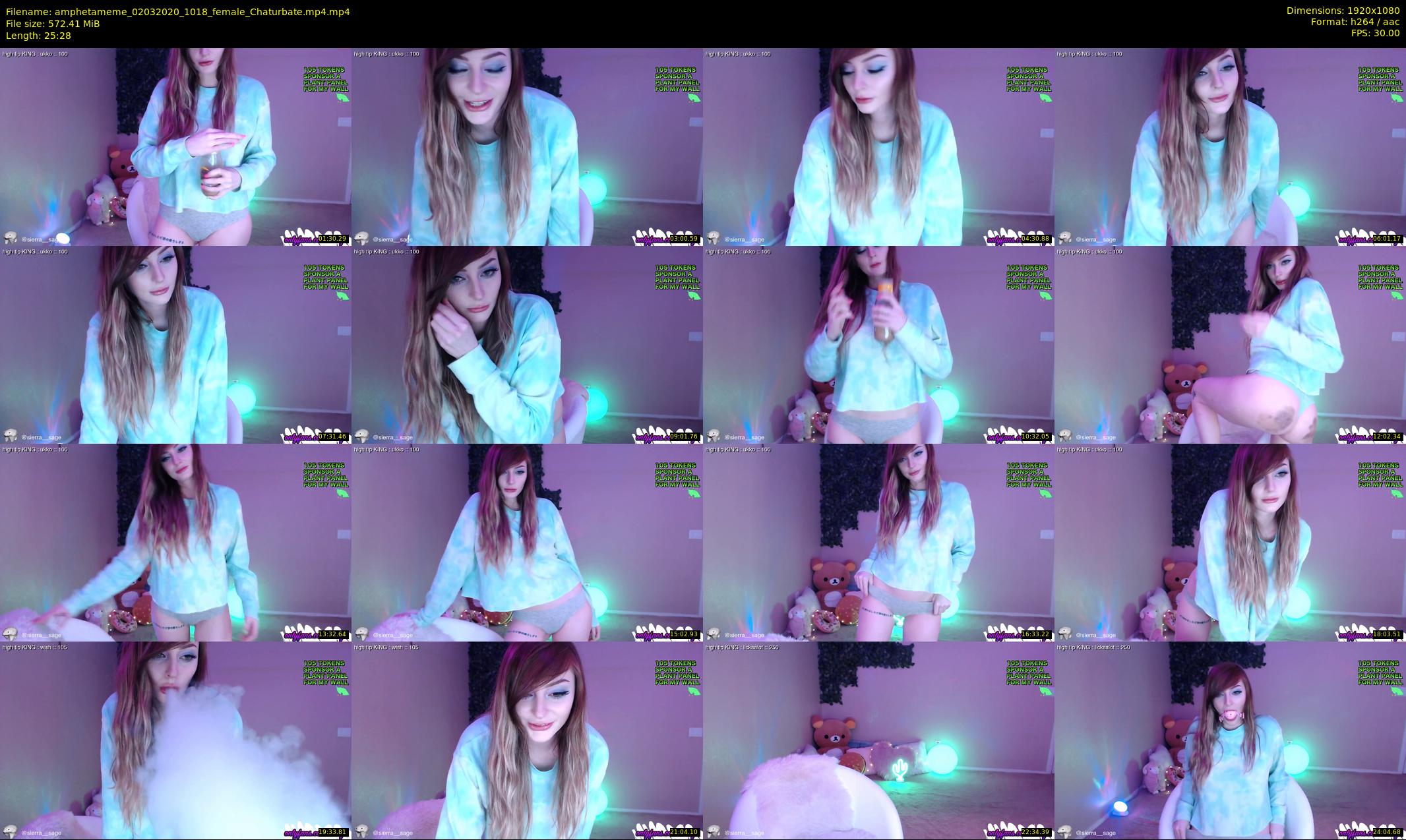 amphetameme — 26 minute Chaturbate female cam show recording, 1080p, Mar 2, 2020