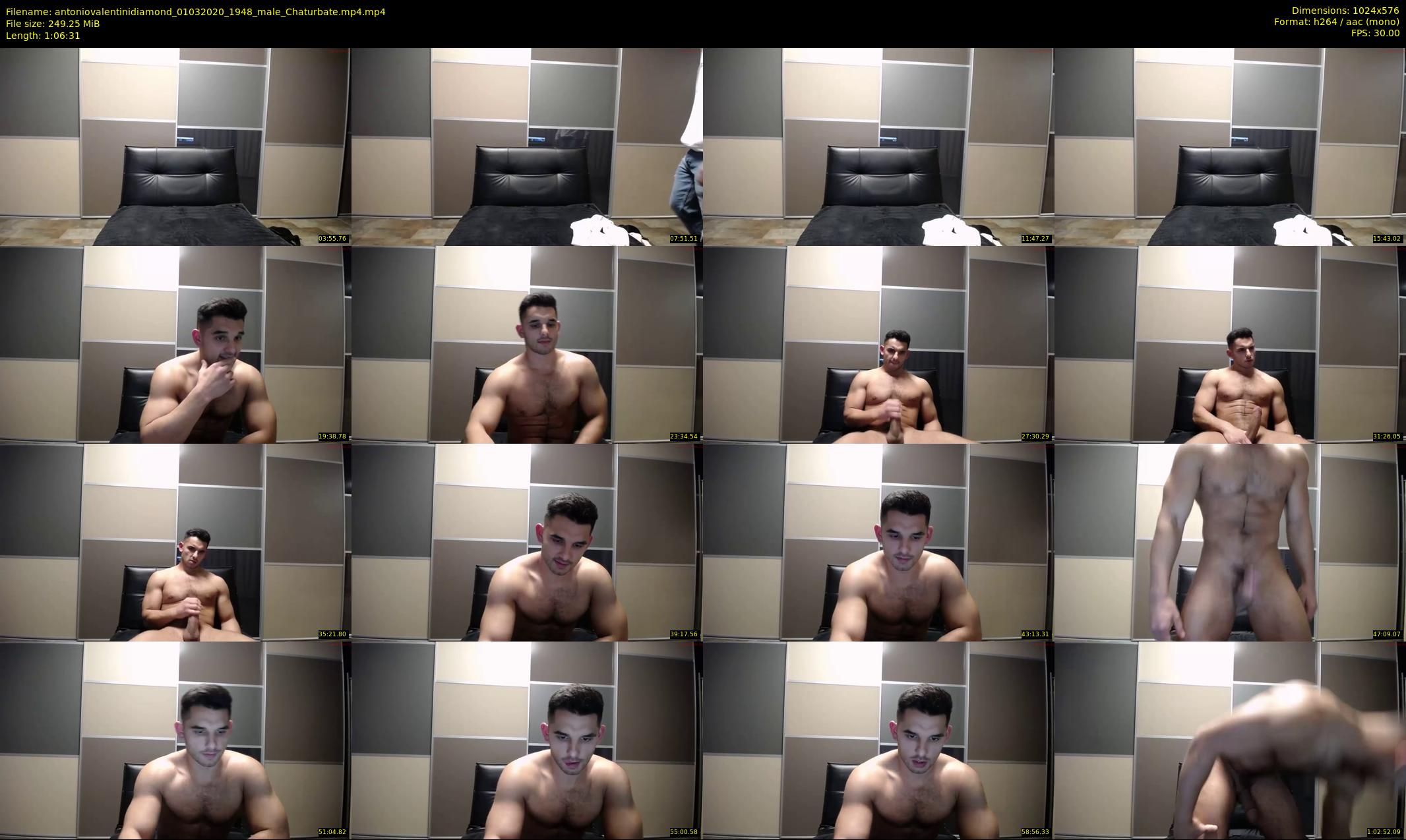 antoniovalentinidiamond — 67 minute Chaturbate male cam show recording, 480p, Mar 1, 2020