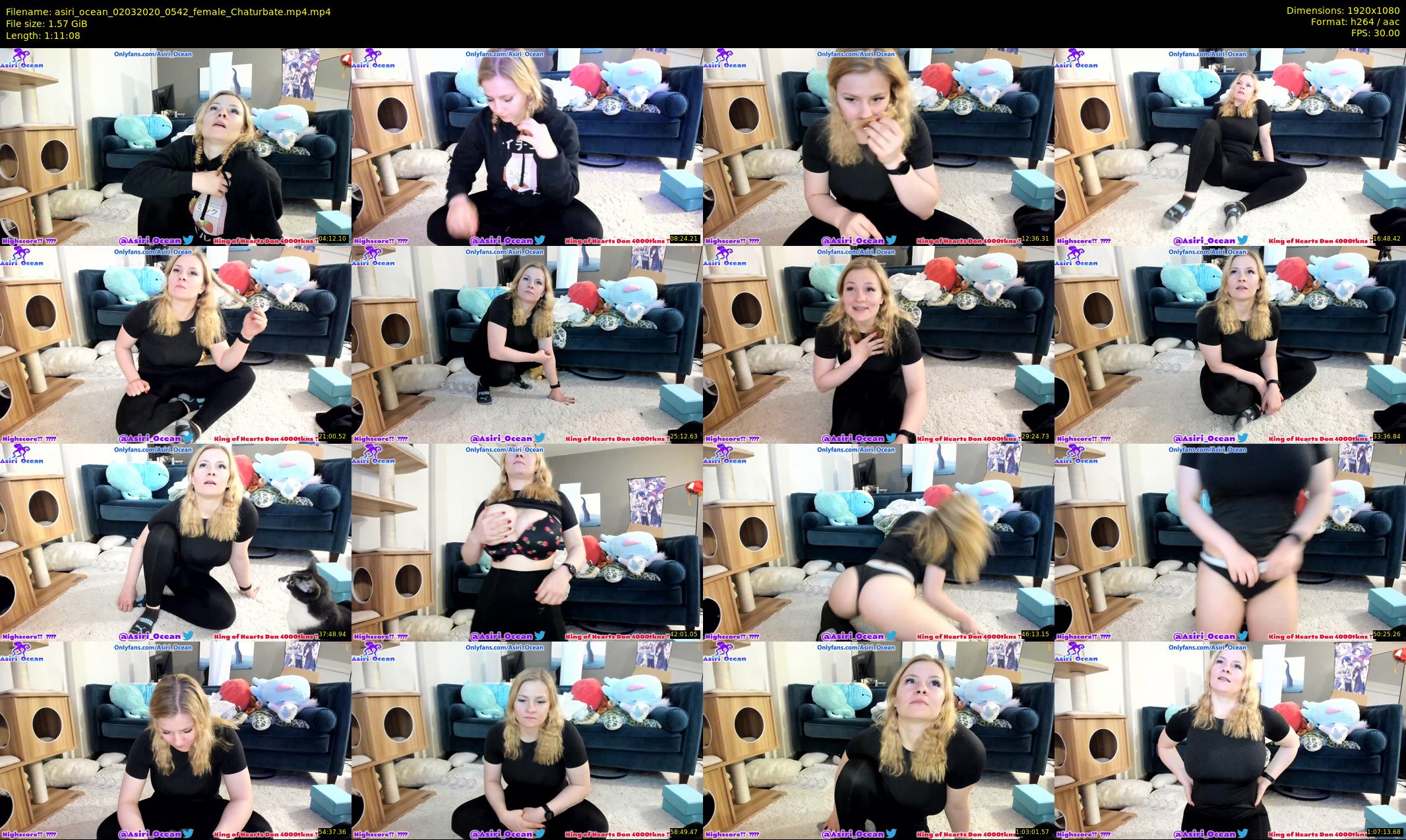 asiri_ocean — 72 minute Chaturbate female cam show recording, 1080p, Mar 2, 2020