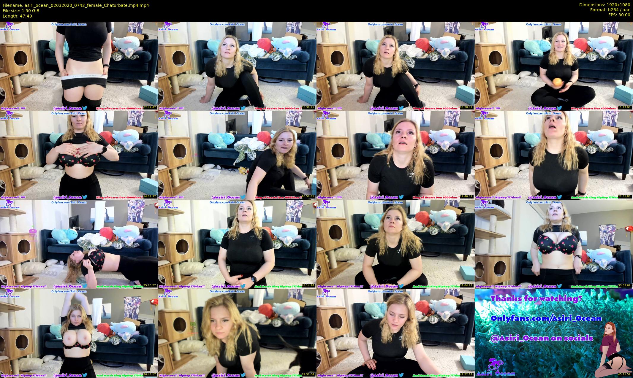 asiri_ocean — 48 minute Chaturbate female cam show recording, 1080p, Mar 2, 2020