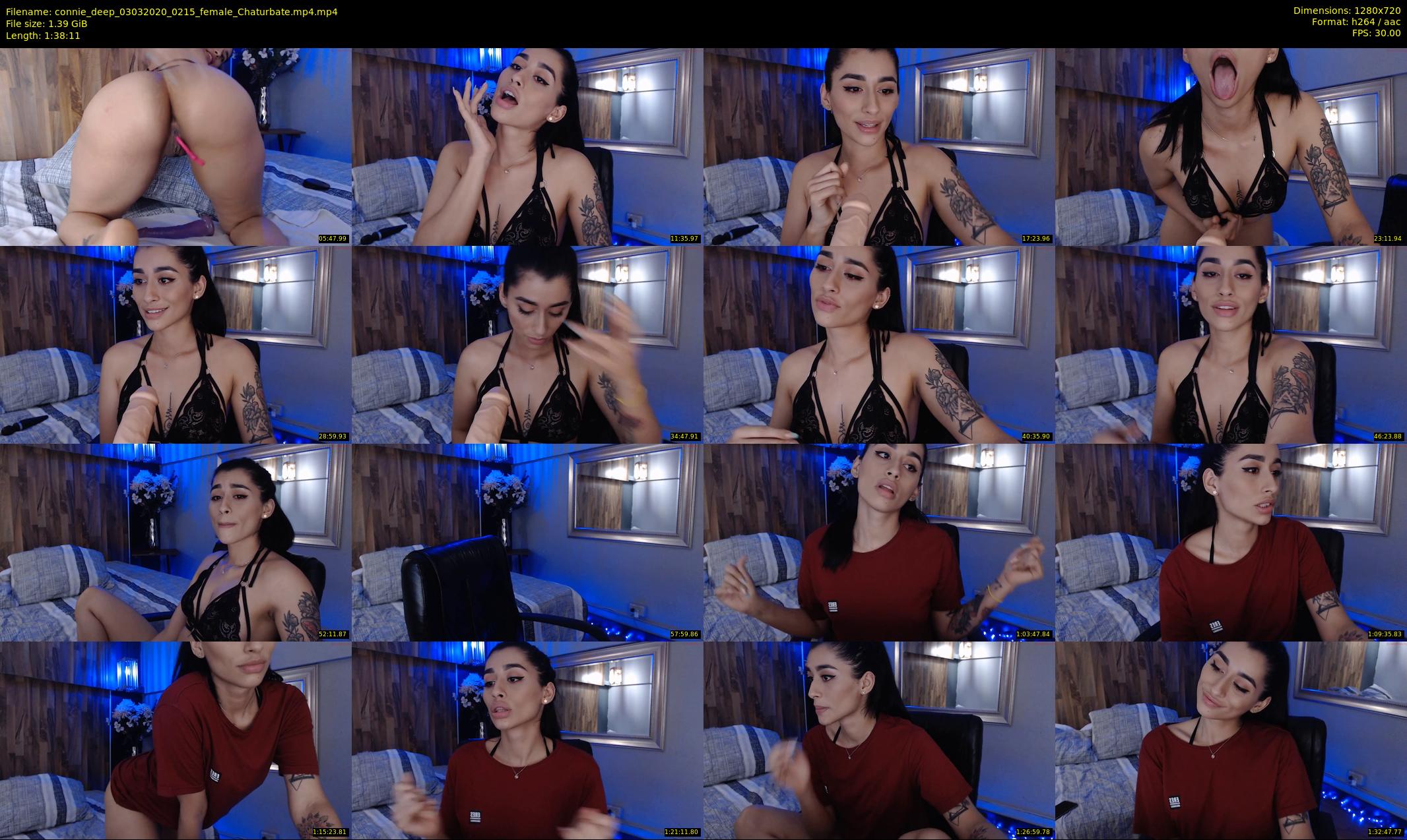 connie_deep — 99 minute Chaturbate female cam show recording, 720p, Mar 3, 2020