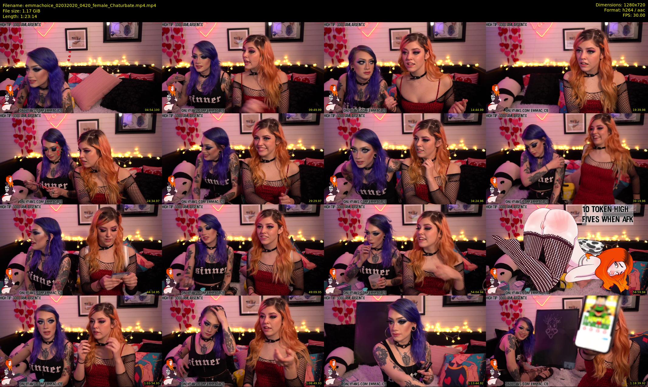 emmachoice — 84 minute Chaturbate female cam show recording, 720p, Mar 2, 2020