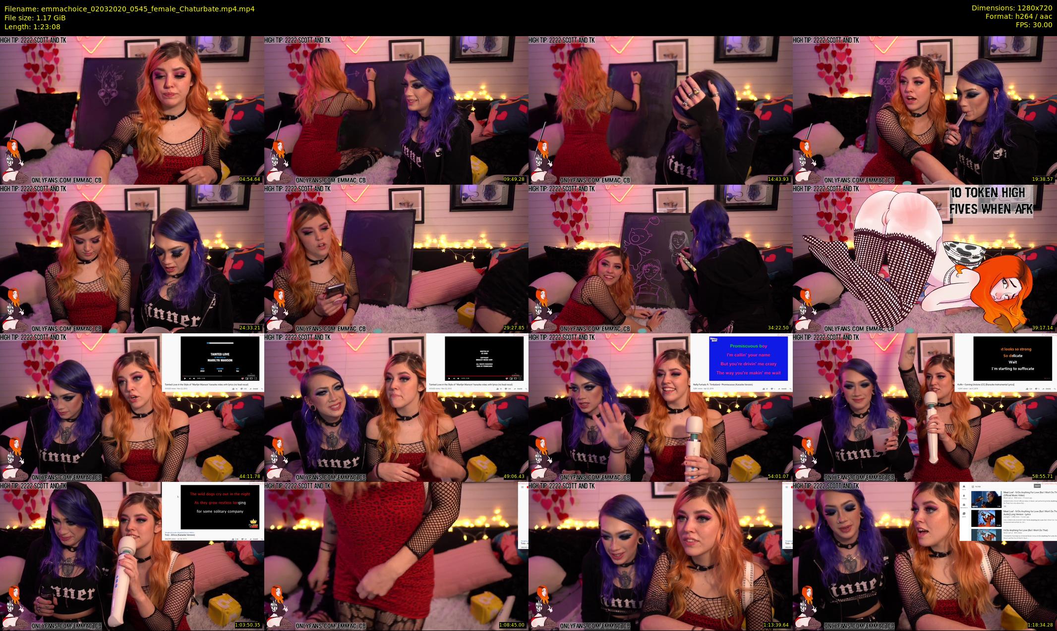 emmachoice — 84 minute Chaturbate female cam show recording, 720p, Mar 2, 2020