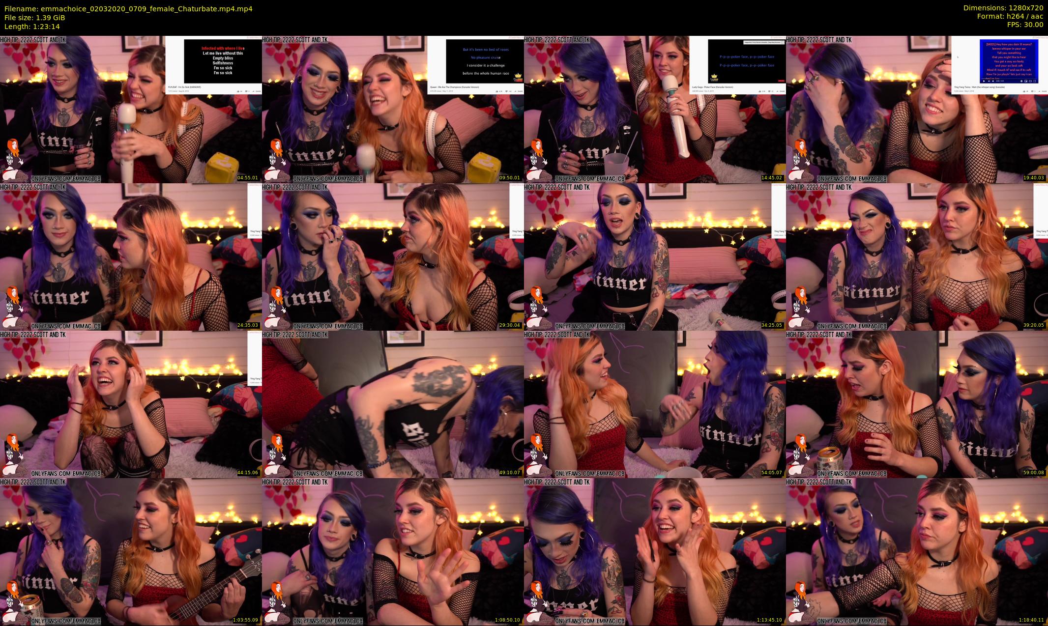 emmachoice — 84 minute Chaturbate female cam show recording, 720p, Mar 2, 2020